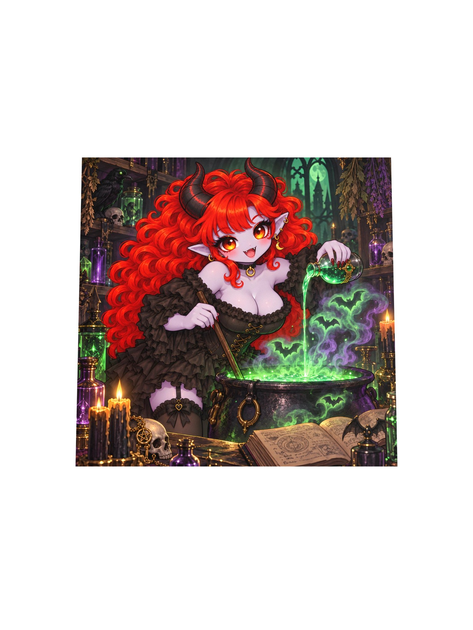 Gothic Demon Witch Alchemist Poster product image (8)