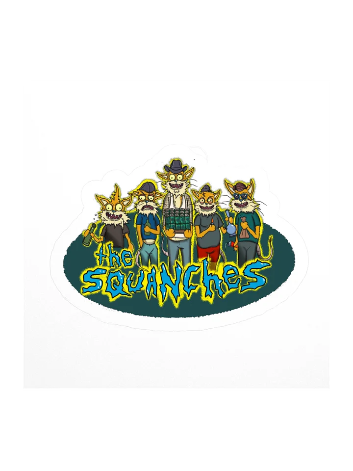 The Squanches Group Kiss Cut Sticker product image (3)