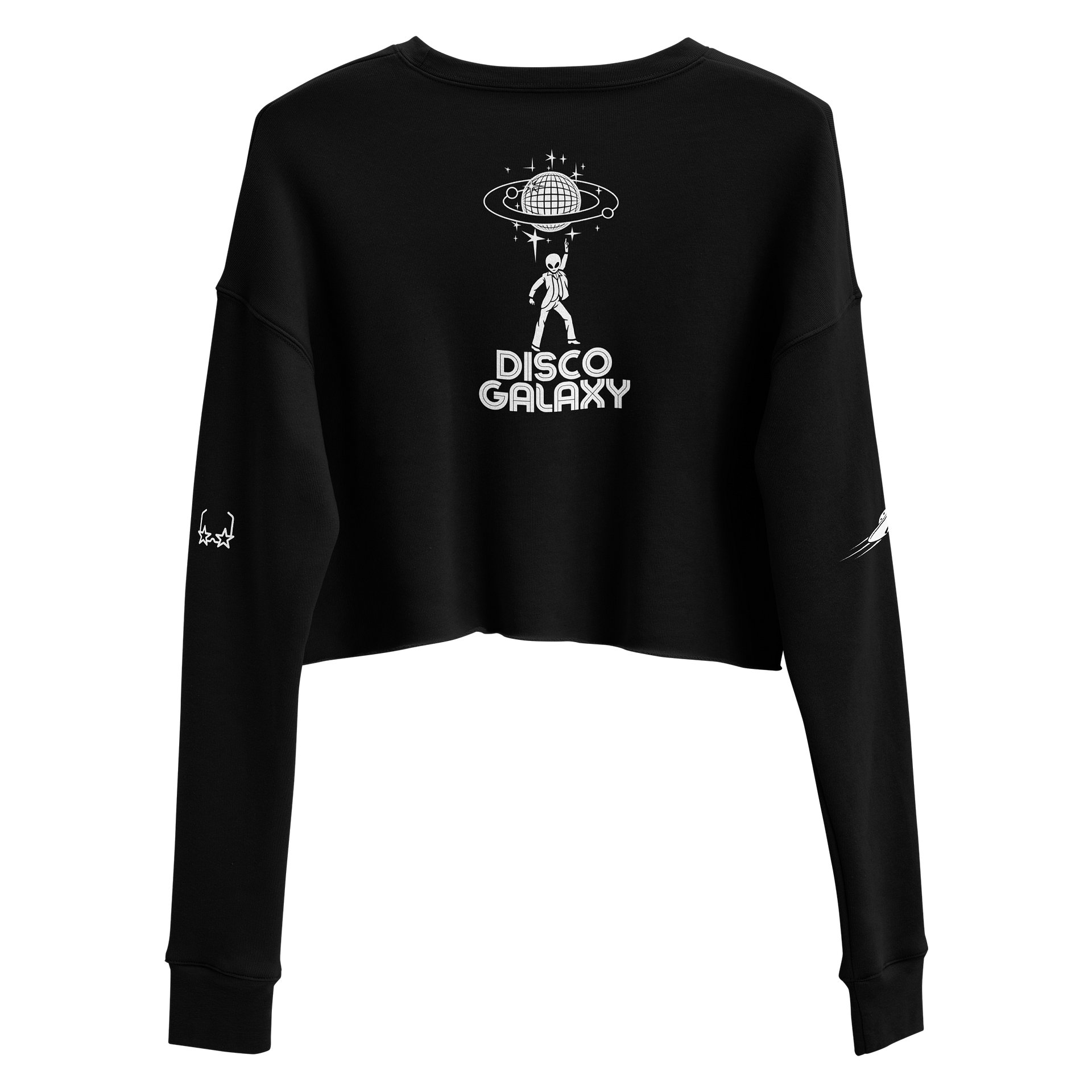 Disco Galaxy Crop Sweatshirt product image (1)