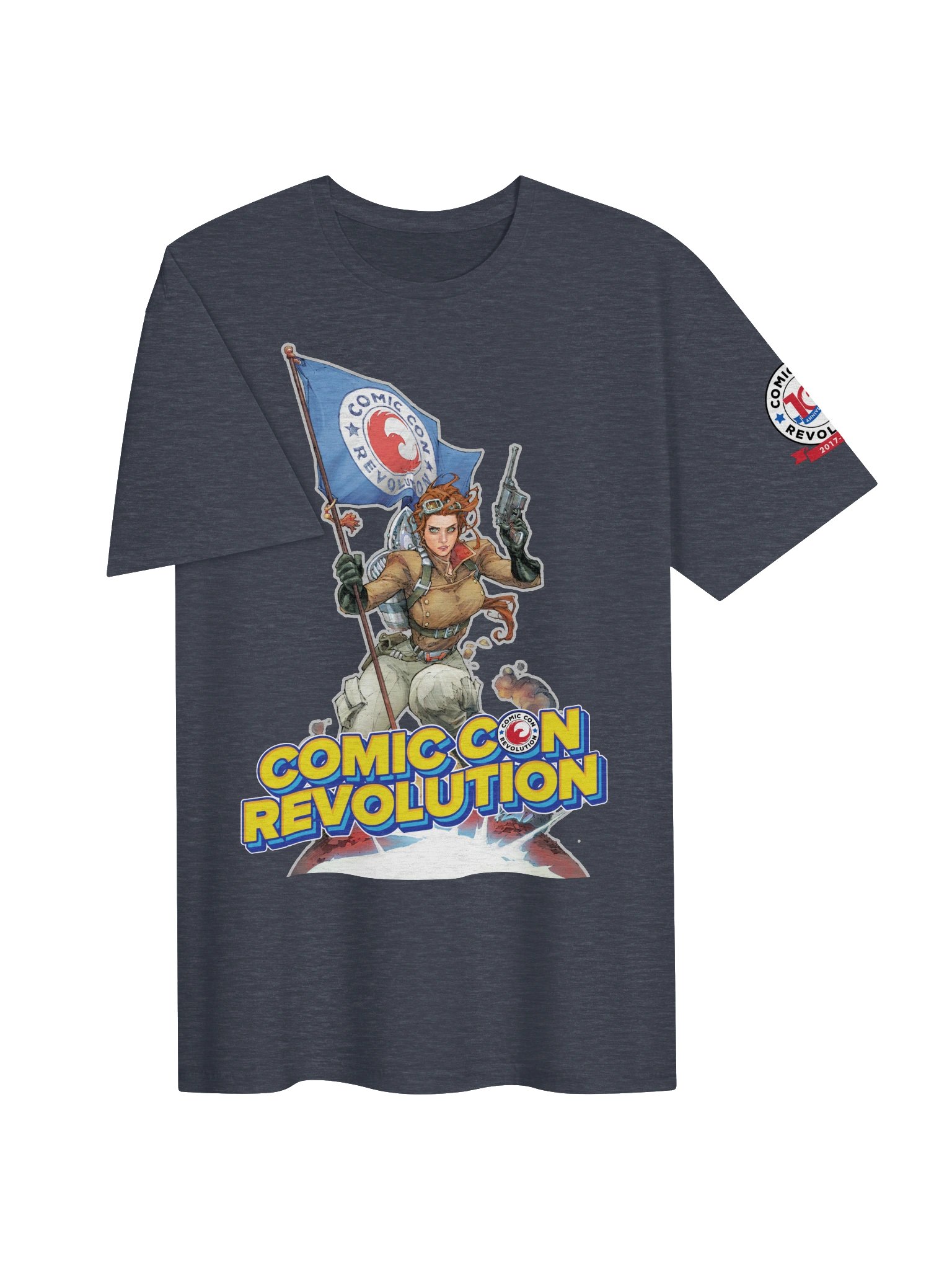 Comic Con Revolution 10th Anniversary Jetpack Jules 2023 Reissue Tee product image (42)