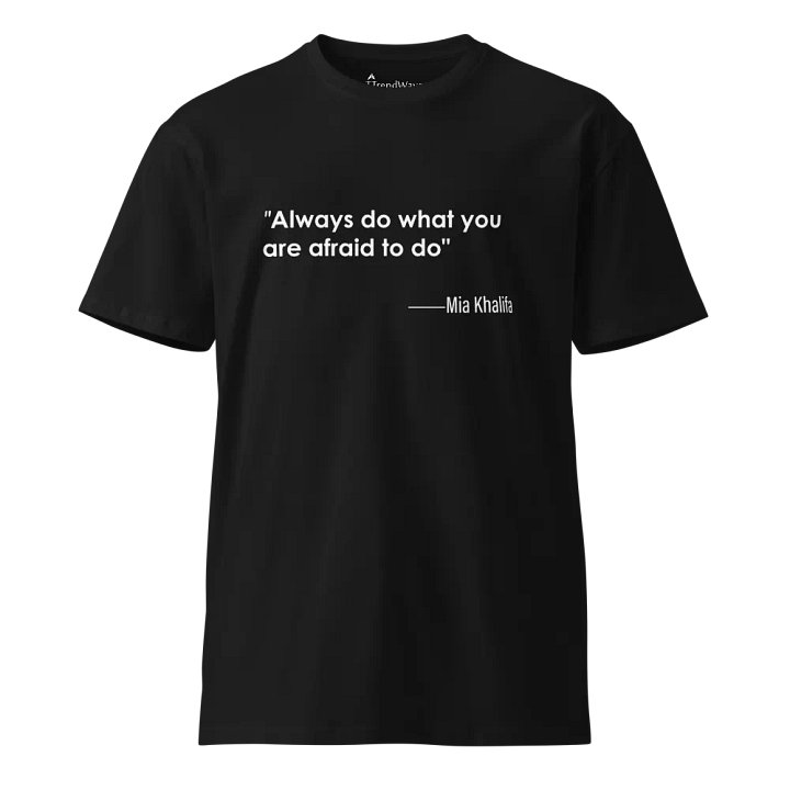 Fearless Words AS Colour Unisex Premium T-Shirt dark version product image (1)