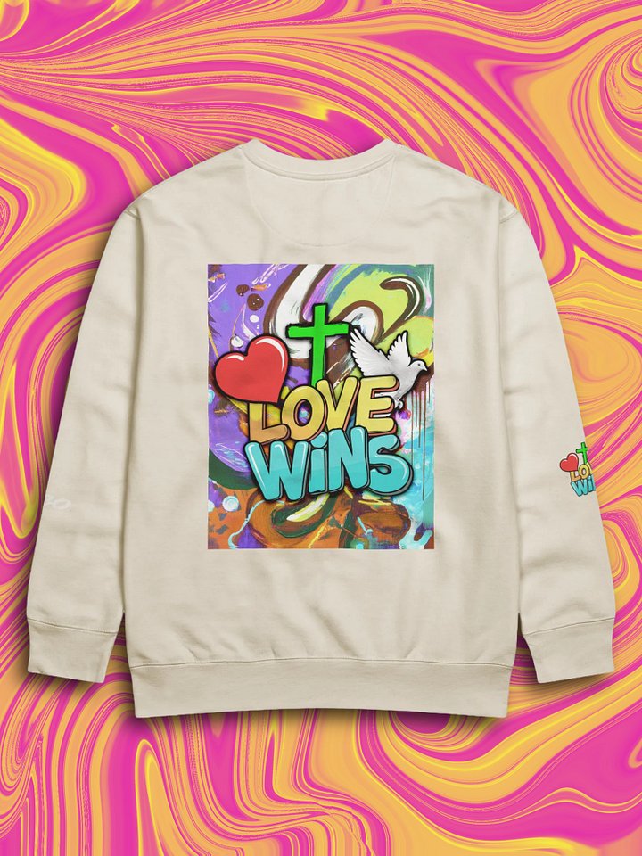 Love Wins Collection - Cotton Heritage Premium Sweatshirt product image (2)