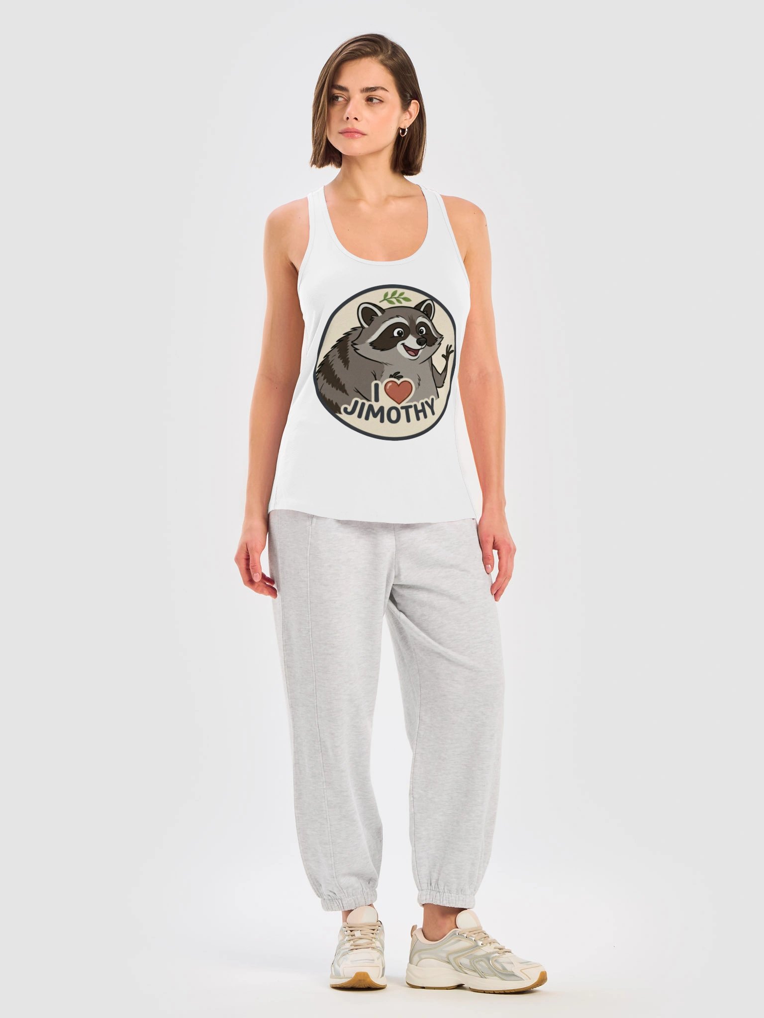 I Love Jimothy Women's Racerback Tank product image (6)