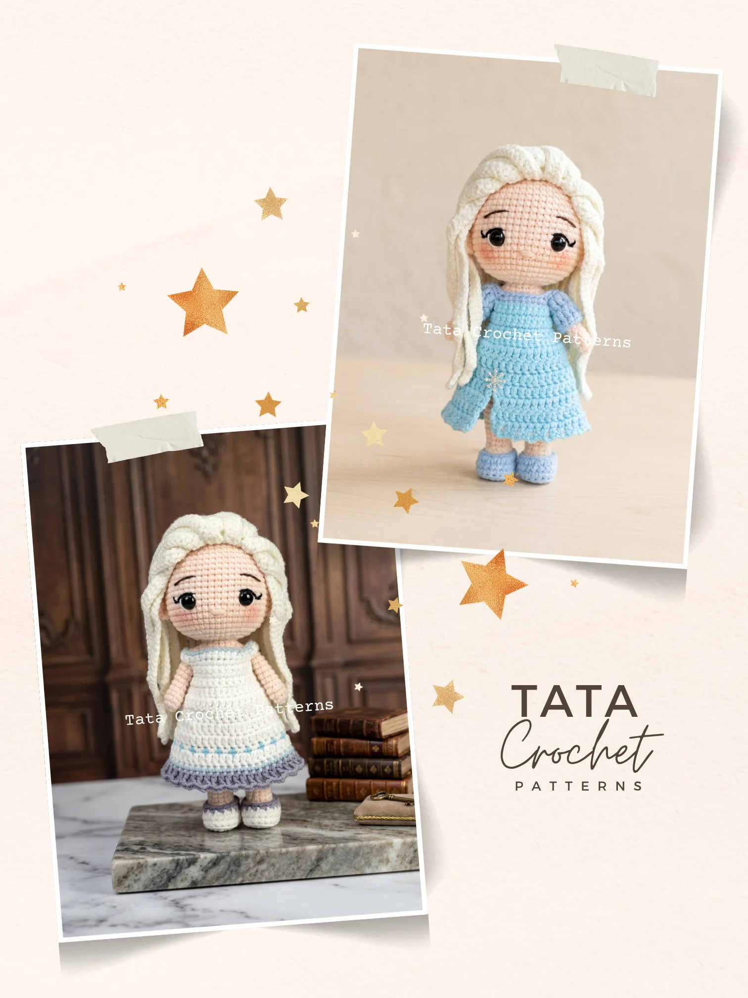 Chibi Doll Amigurumi Crochet Pattern - Bundle 1 | Digital Download PDF product image (5)