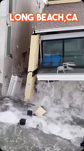 Tropical Storm Rachel Causes Massive Damages to Million Dollars Beach Front Homes in Long Beach, California #longbeachcalifor...