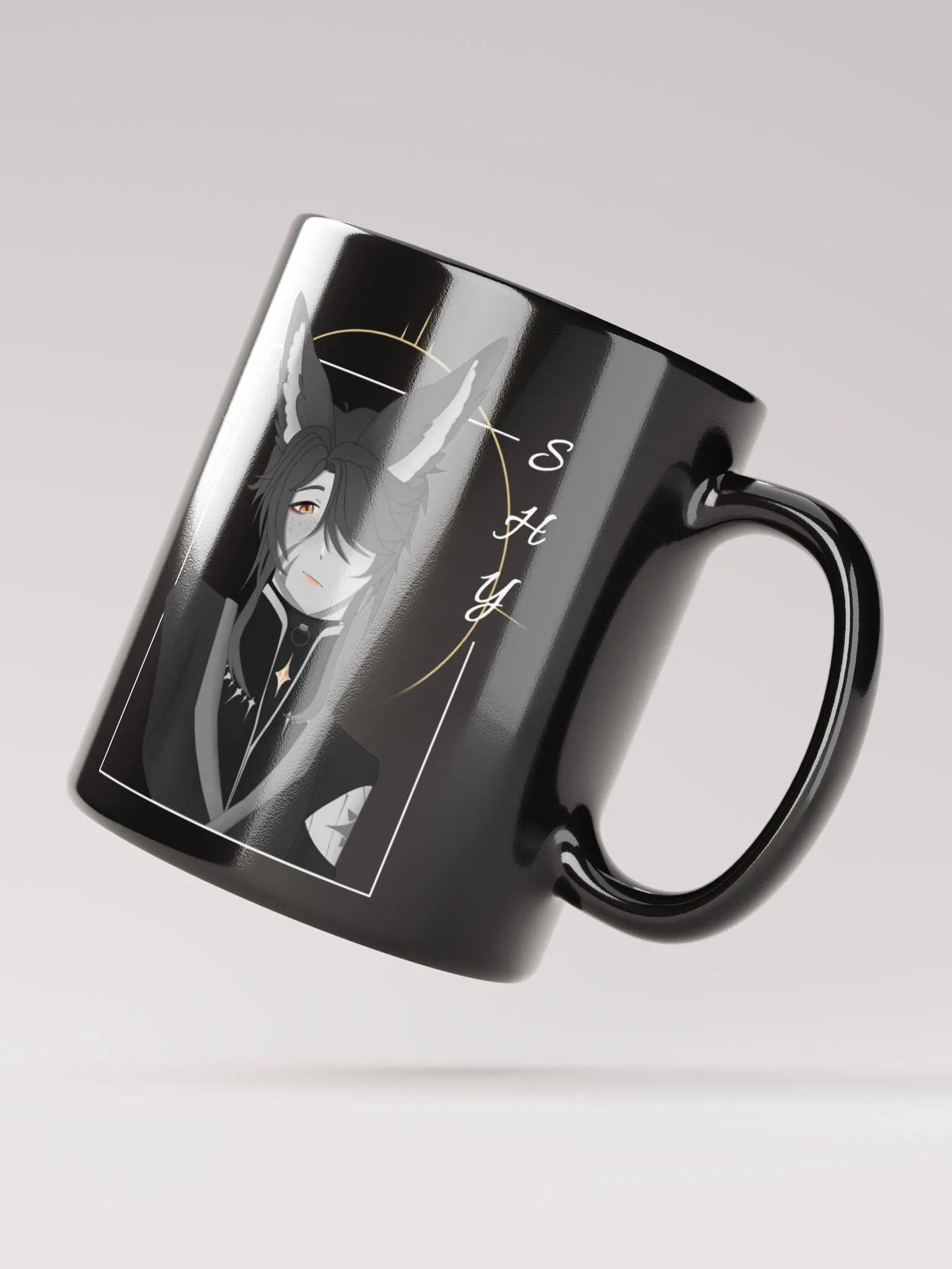 Shy Mug - Greyscale product image (5)