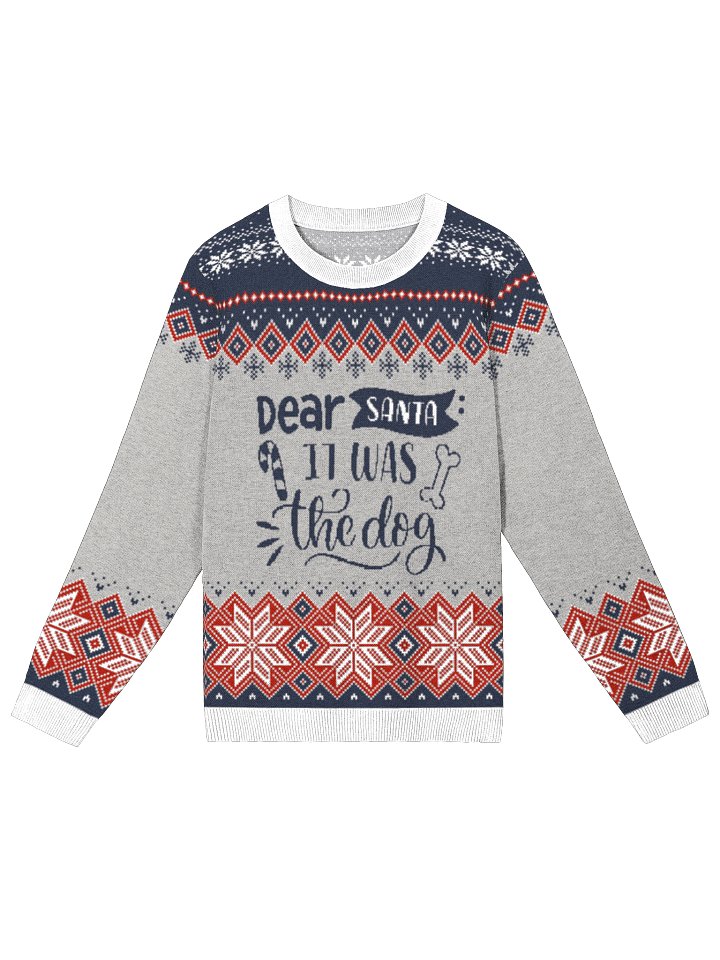 Dear Santa Dog Knitted Sweater product image (1)