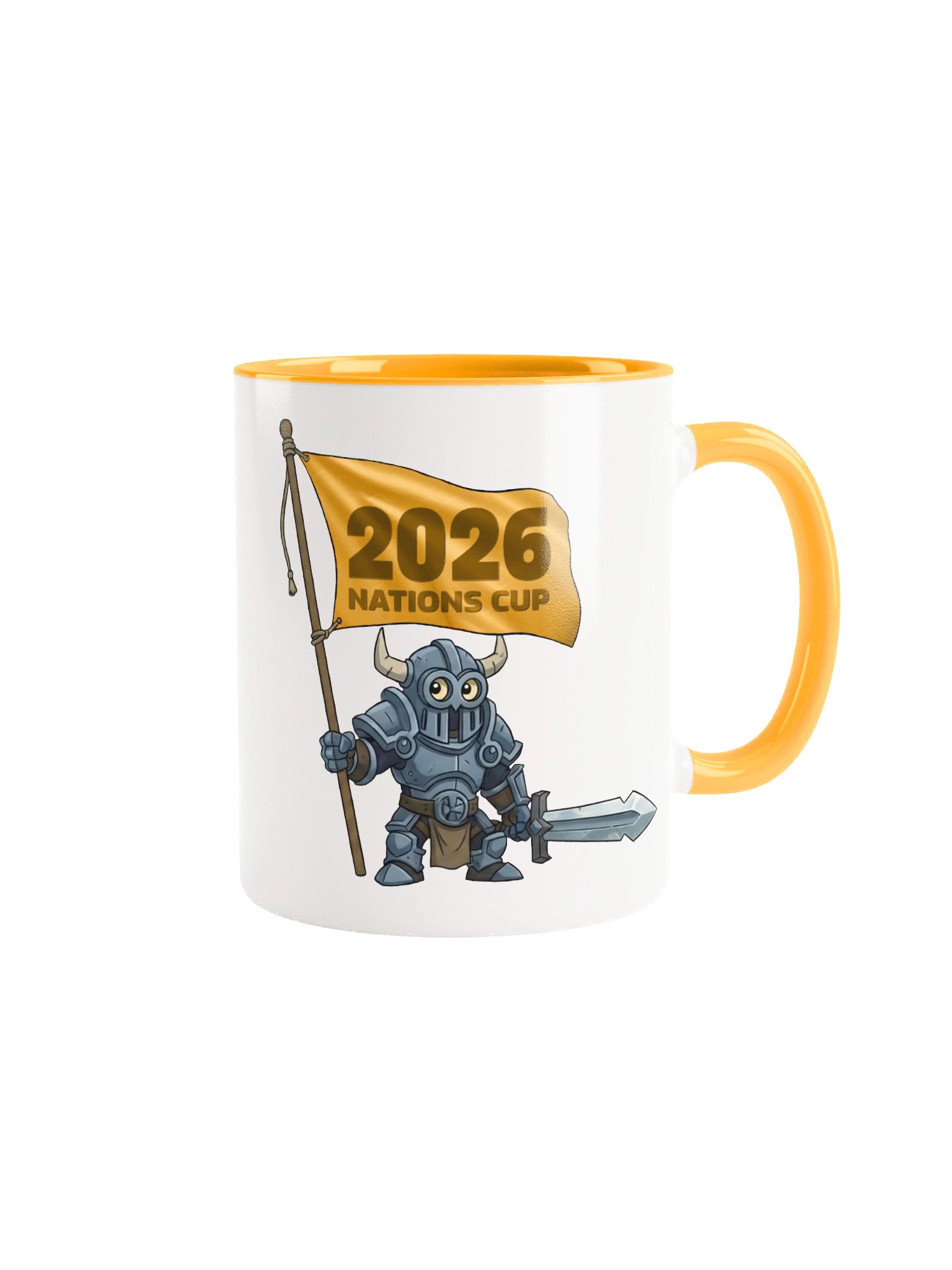 Nations Cup 2026 Yellow Mug product image (1)