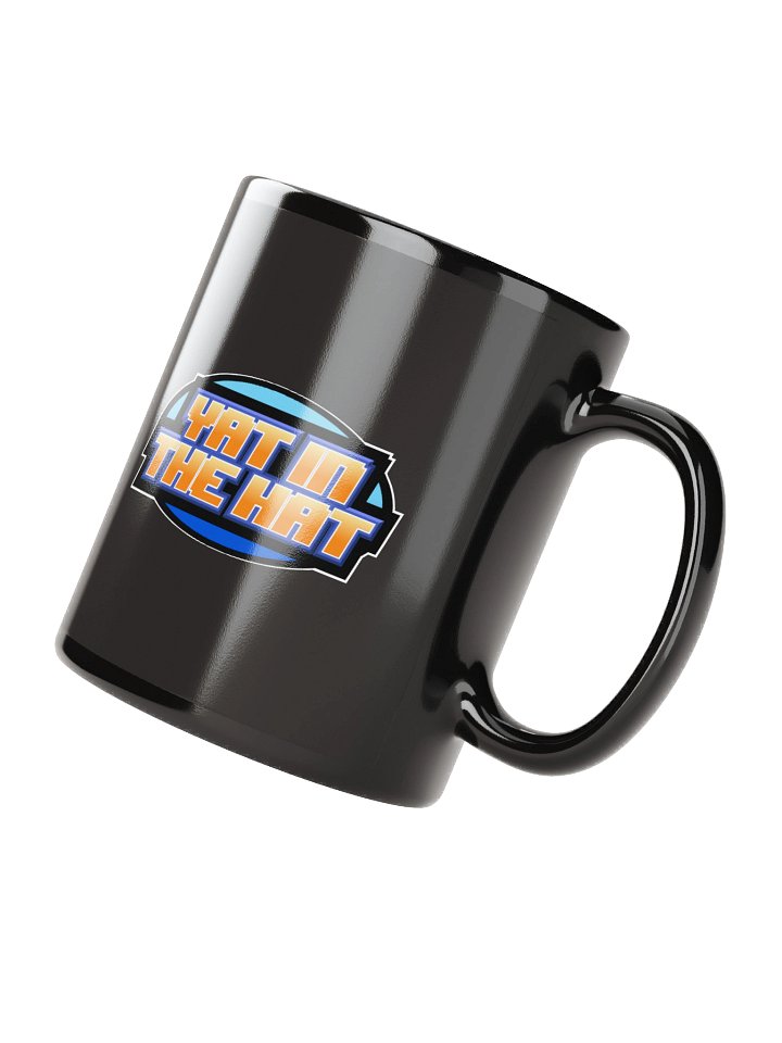Yat in the Hat Black Glossy Mug product image (2)