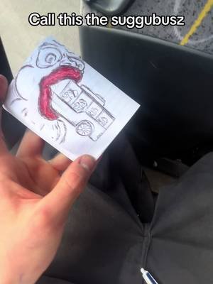 I hope a monster eats this bus gang #sketch #art #blackbook #swothism #fyp 