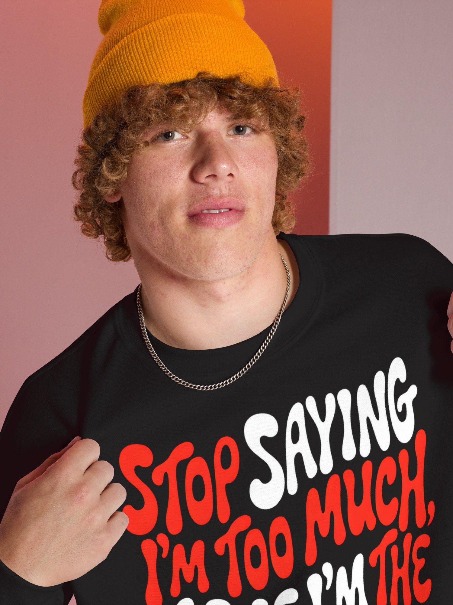You're Not Too Much Human Design Manifestor Sweatshirt product image (2)