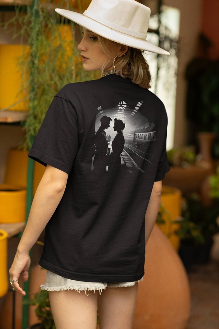 Parting Glance: Romance on the Railway Platform (Womens Tee) product image (2)