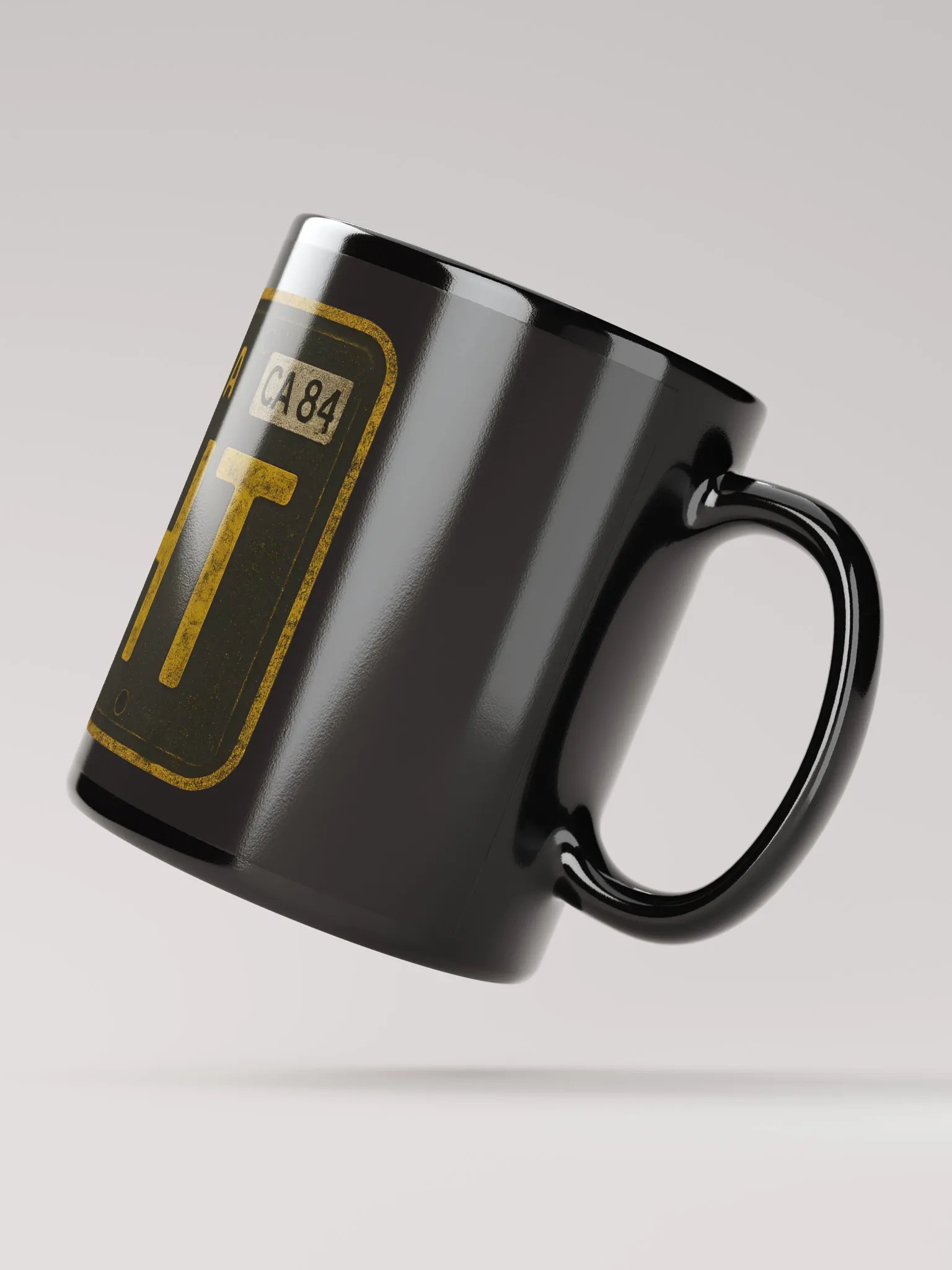 Black License Plate Mug product image (3)