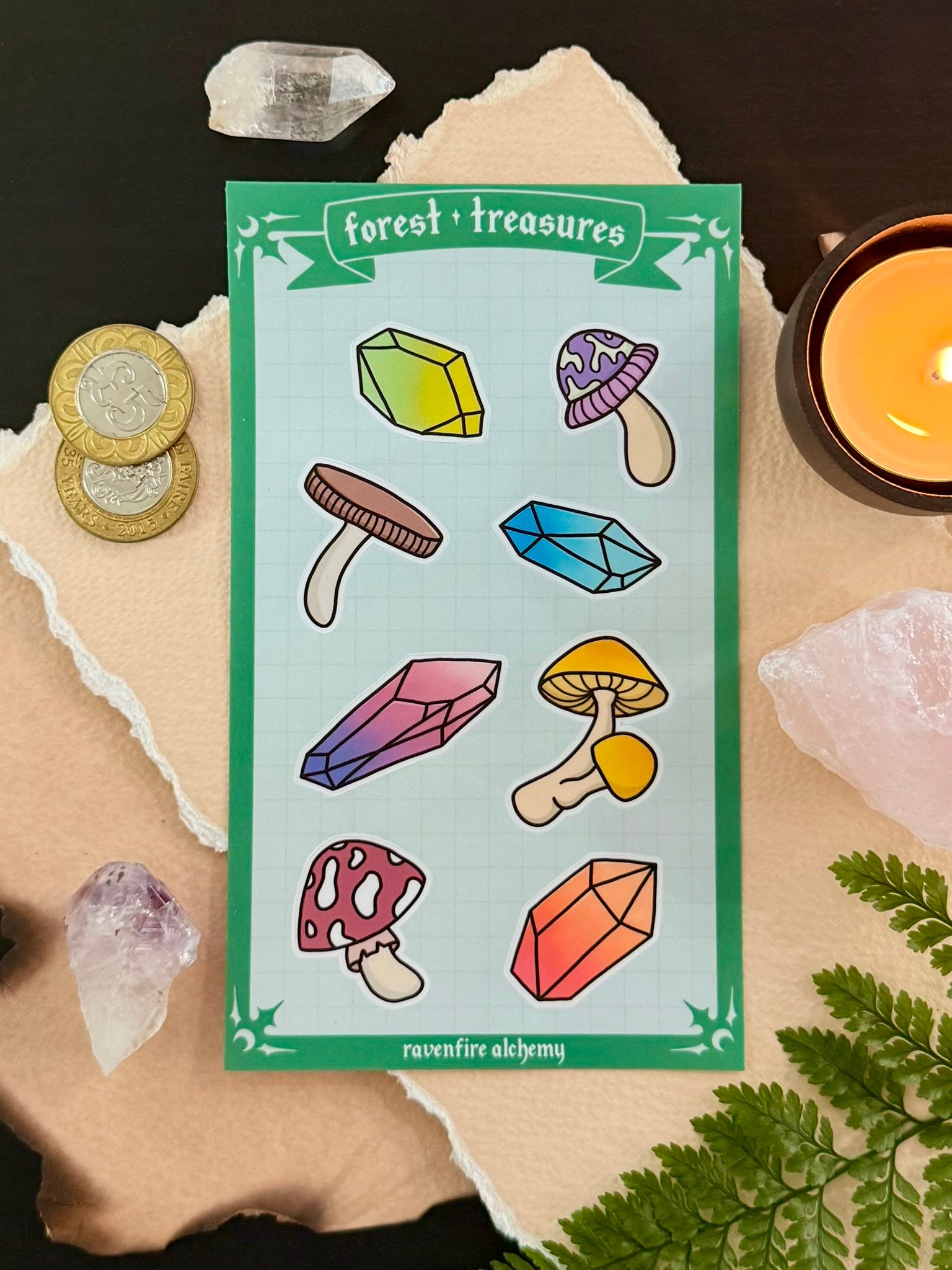 Forest Treasures - Sticker Sheet product image (1)
