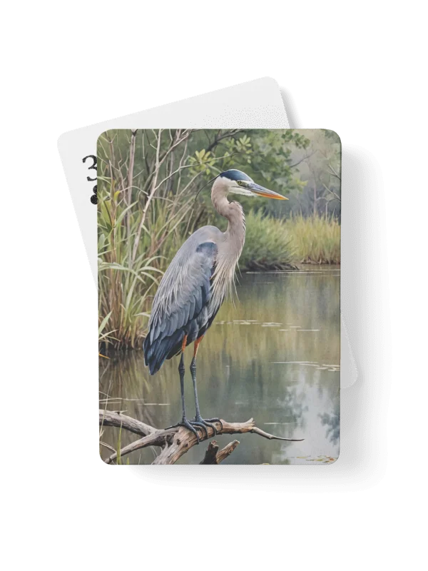 Great Blue Heron Poker Playing Cards product image (1)