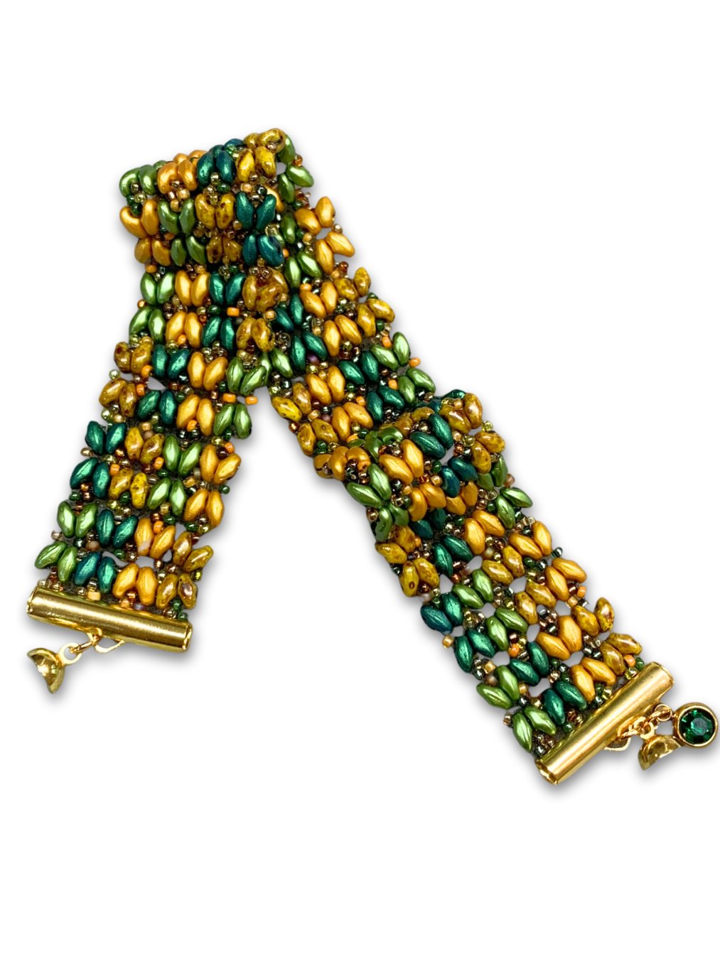Beaded Butterfly Bracelet - Green product image (3)