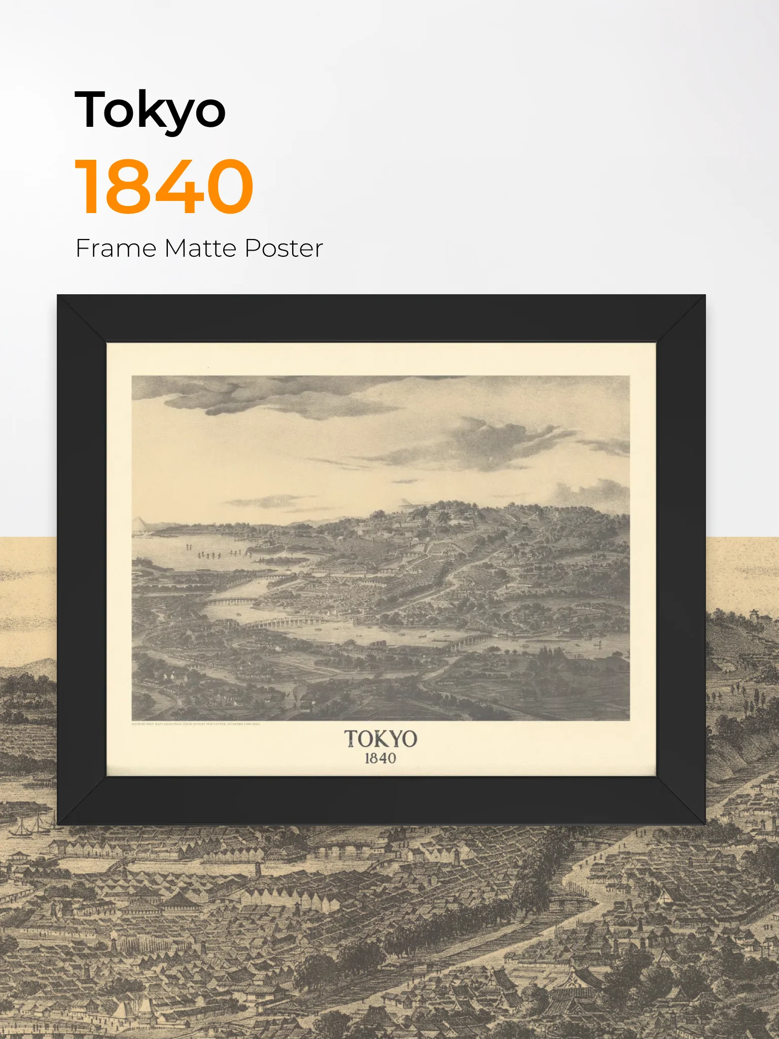 Tokyo 1840 (Framed Poster Print) product image (4)