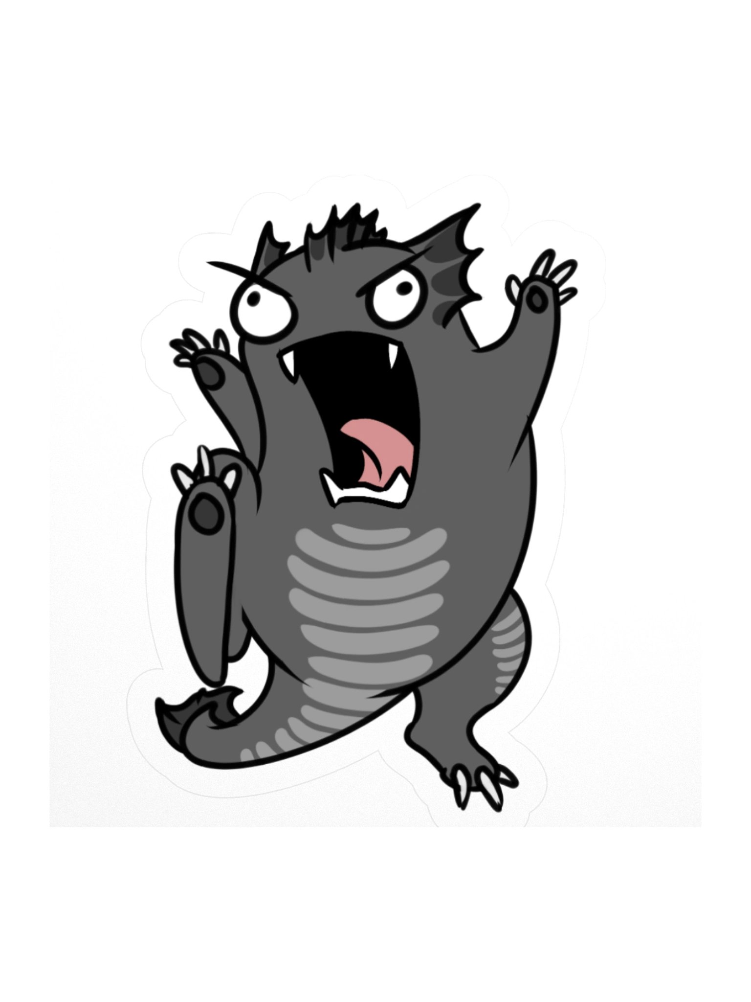 Angry Potato dragon Sticker product image (2)