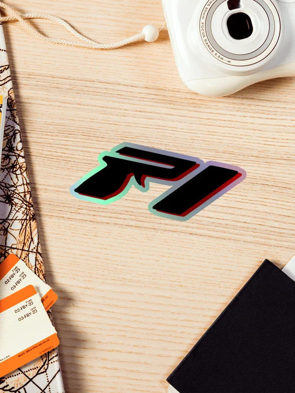 P1 Holographic Sticker product image (3)