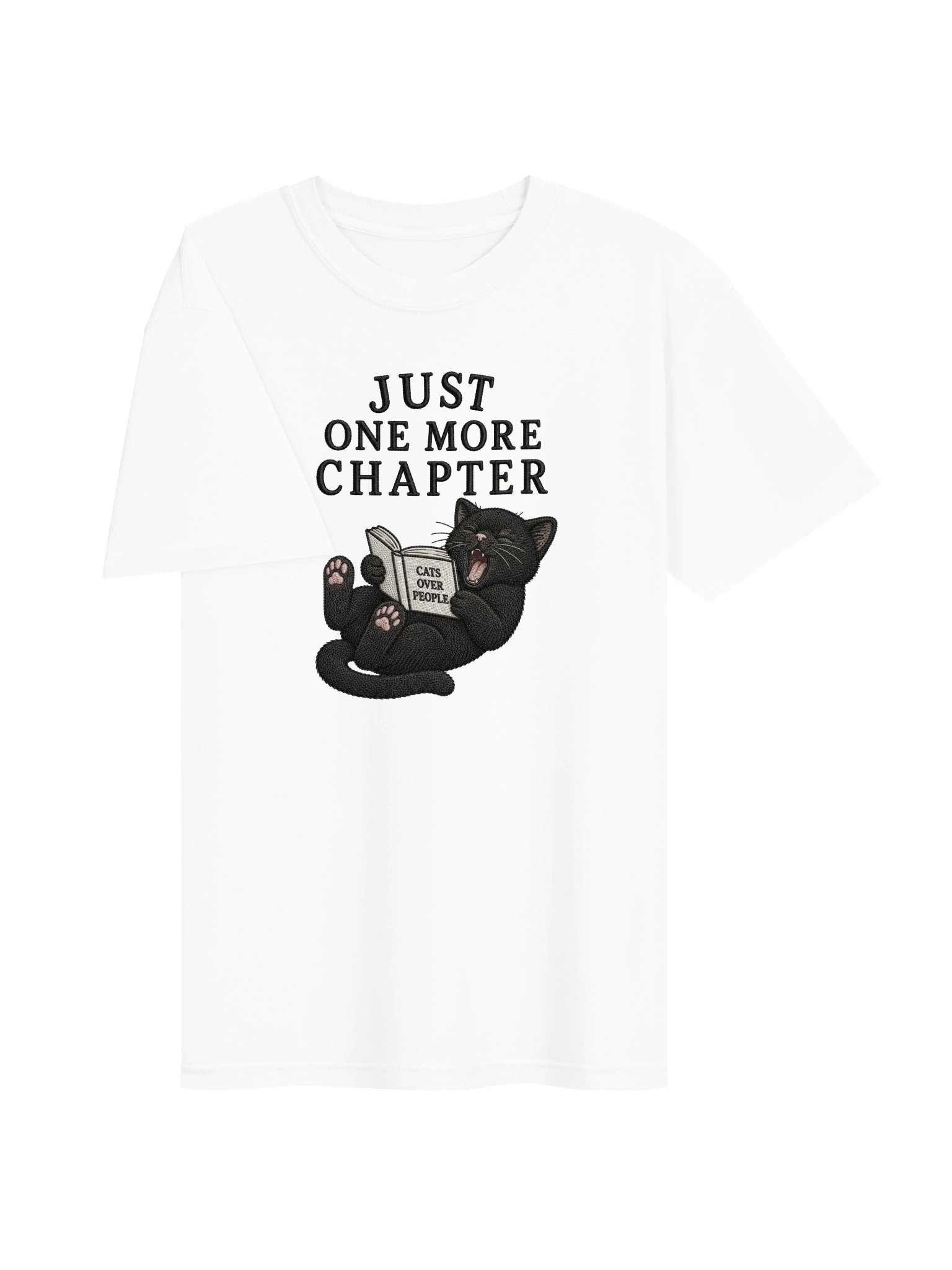 Just One More Chapter Cat Book Lover Comfort Colors Tee product image (4)