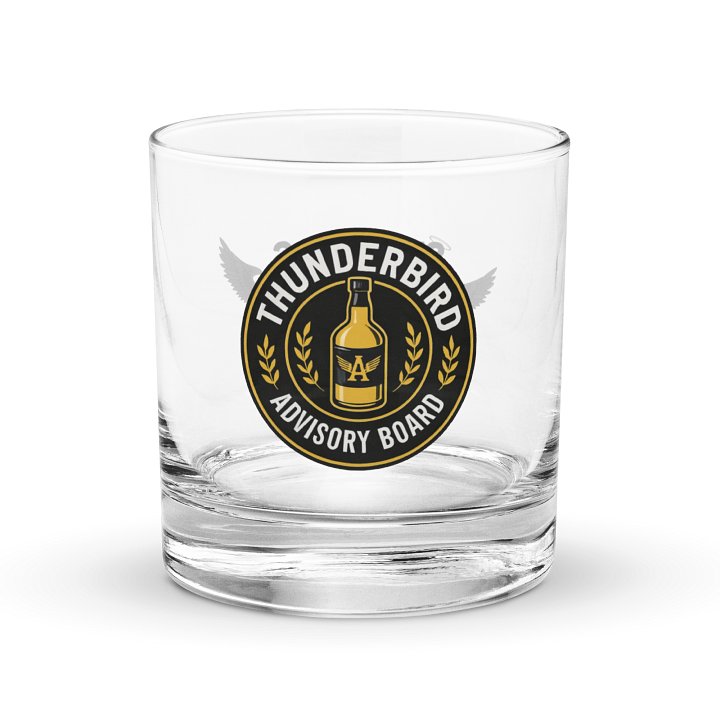 Thunderbird Advisory Rocks Glass product image (1)