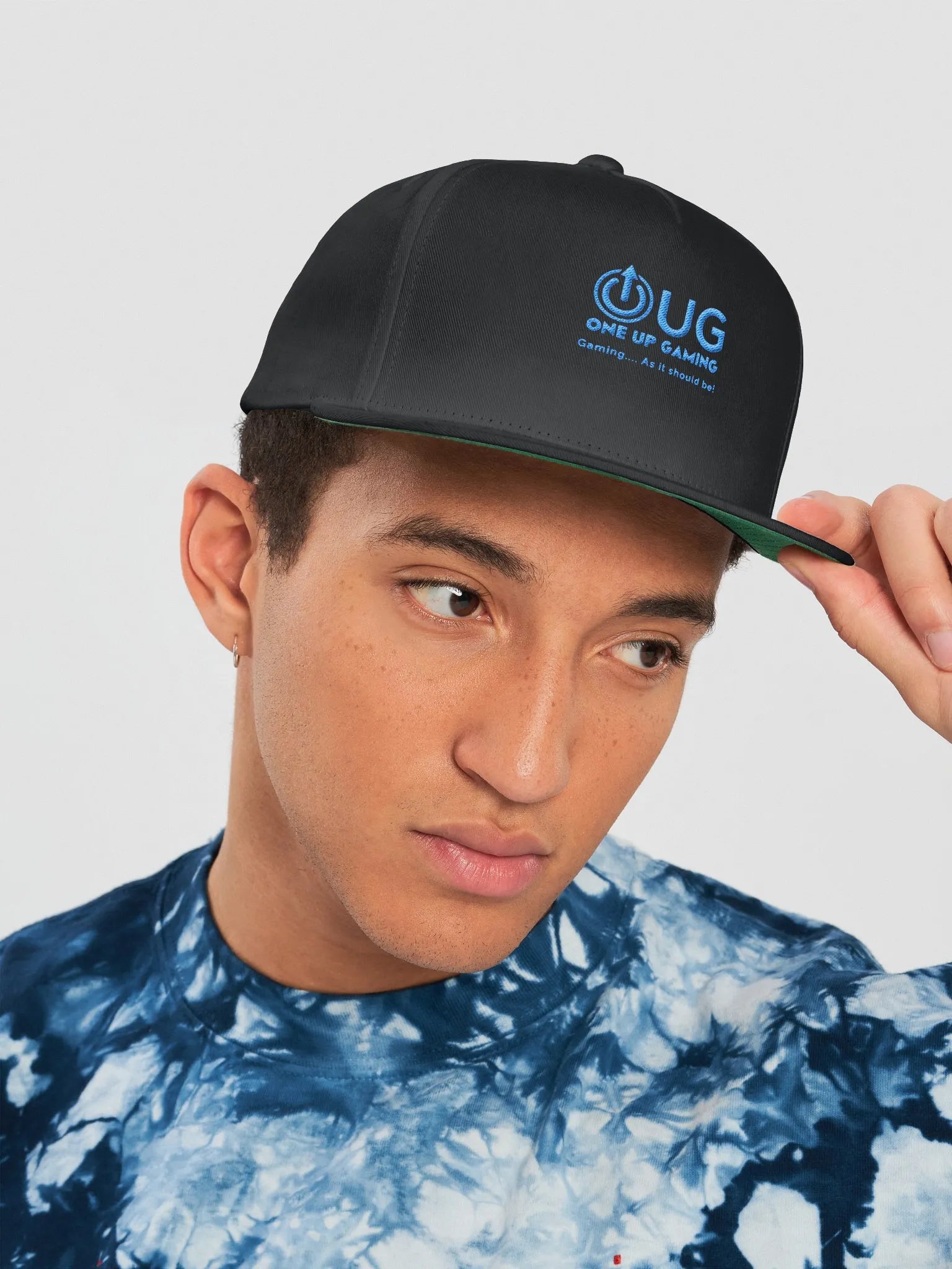 OUG Logo Blue Flat Snapback Cap product image (6)