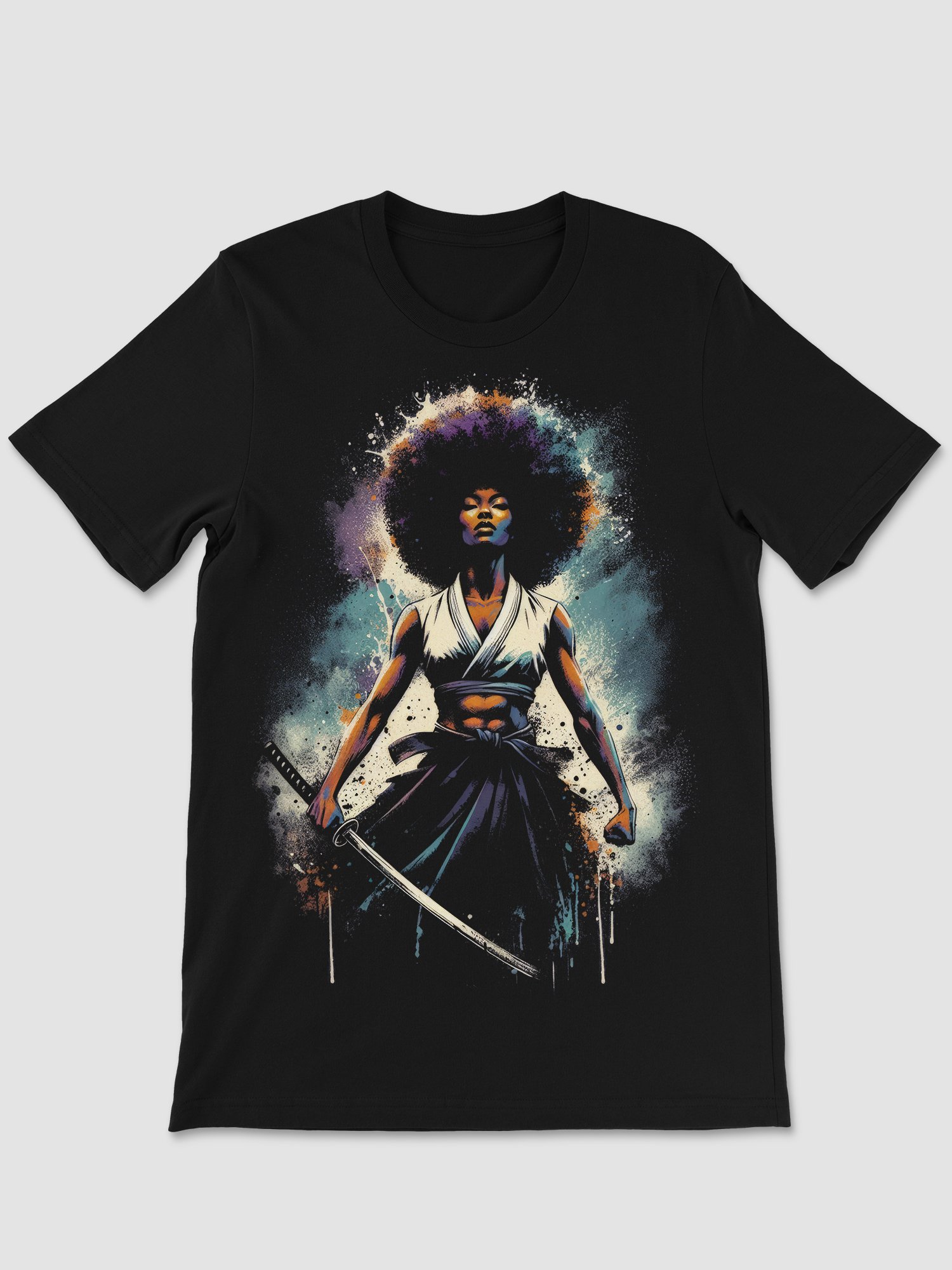 Black Samurai Queen T-Shirt product image (1)
