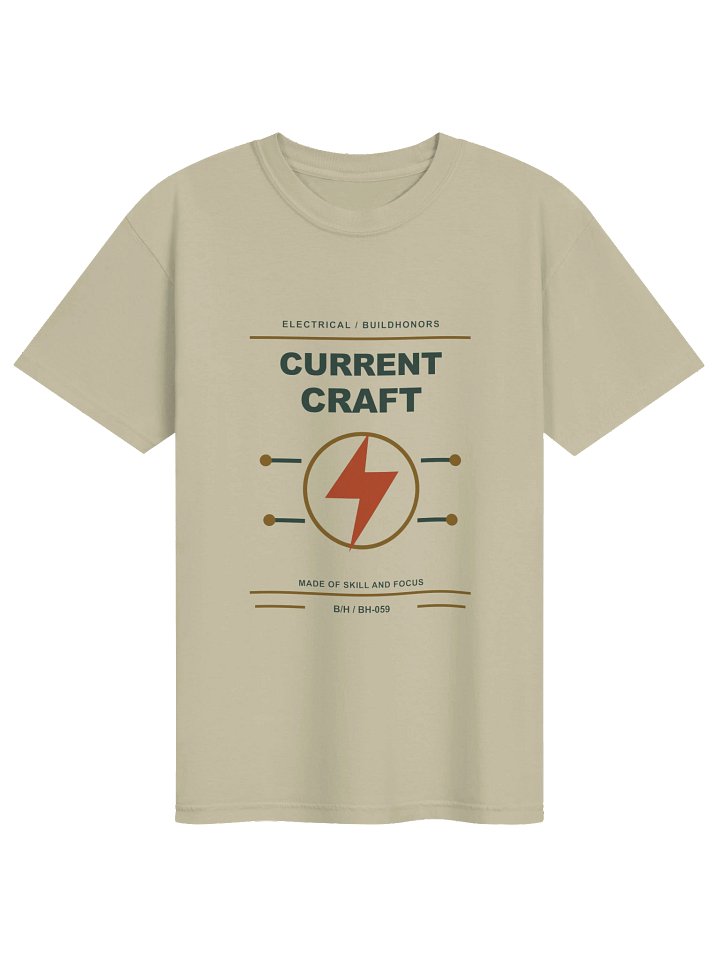 Current Craft supplier garment mockup