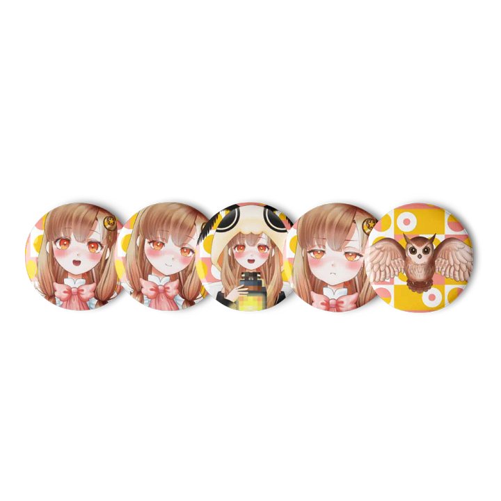 Yuni Luna Expressions Pin Buttons Set product image (1)