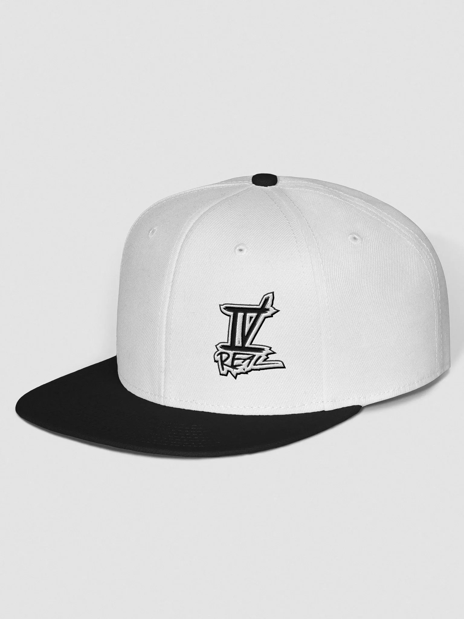 IVREAL White and Black Snap Back Black Logo product image (2)