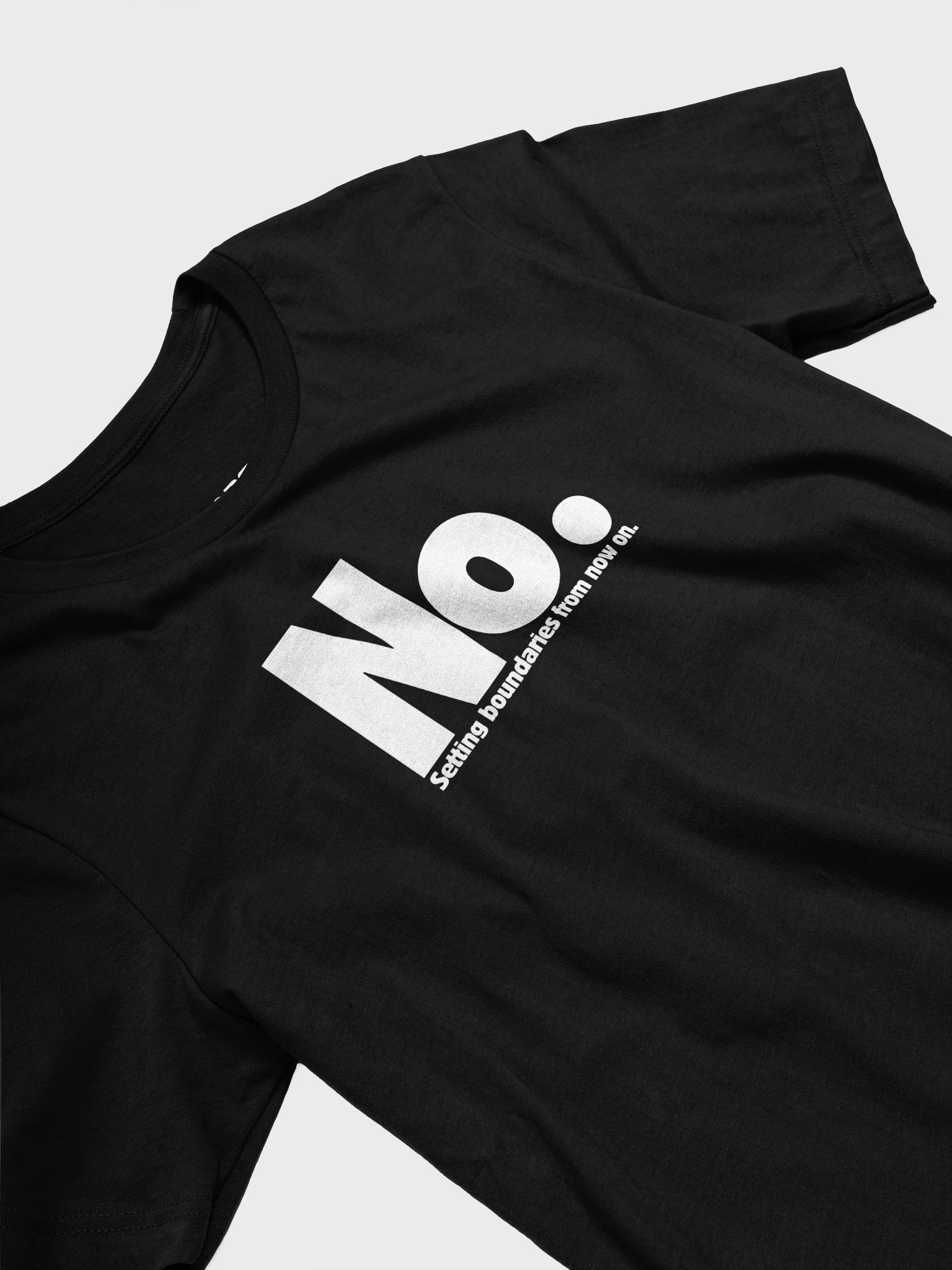 Setting Boundaries T-Shirt - White Text product image (3)