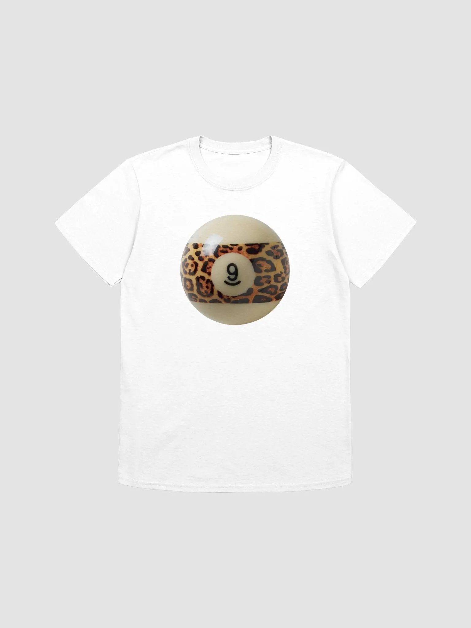 Leopard Print Billiard Ball T-Shirt product image (1)