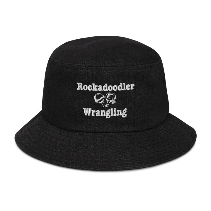 Rockadoodler Wrangling Embroidered Denim Bucket Hat product image (1)
