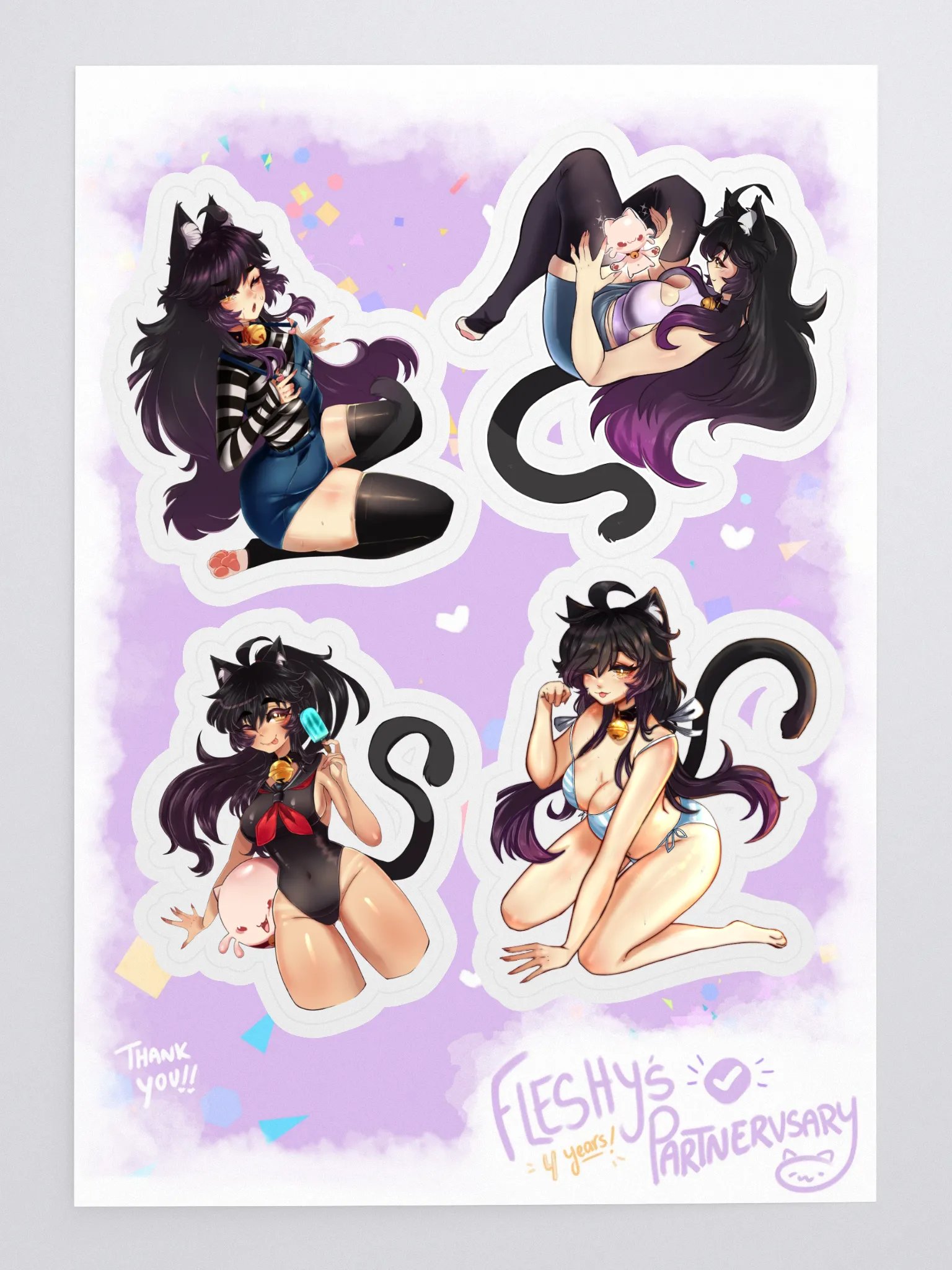 FLESHY STICKER SHEET product image (3)
