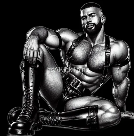 Gay Brazilian Leather Bar Pride Graphic Design product image (1)