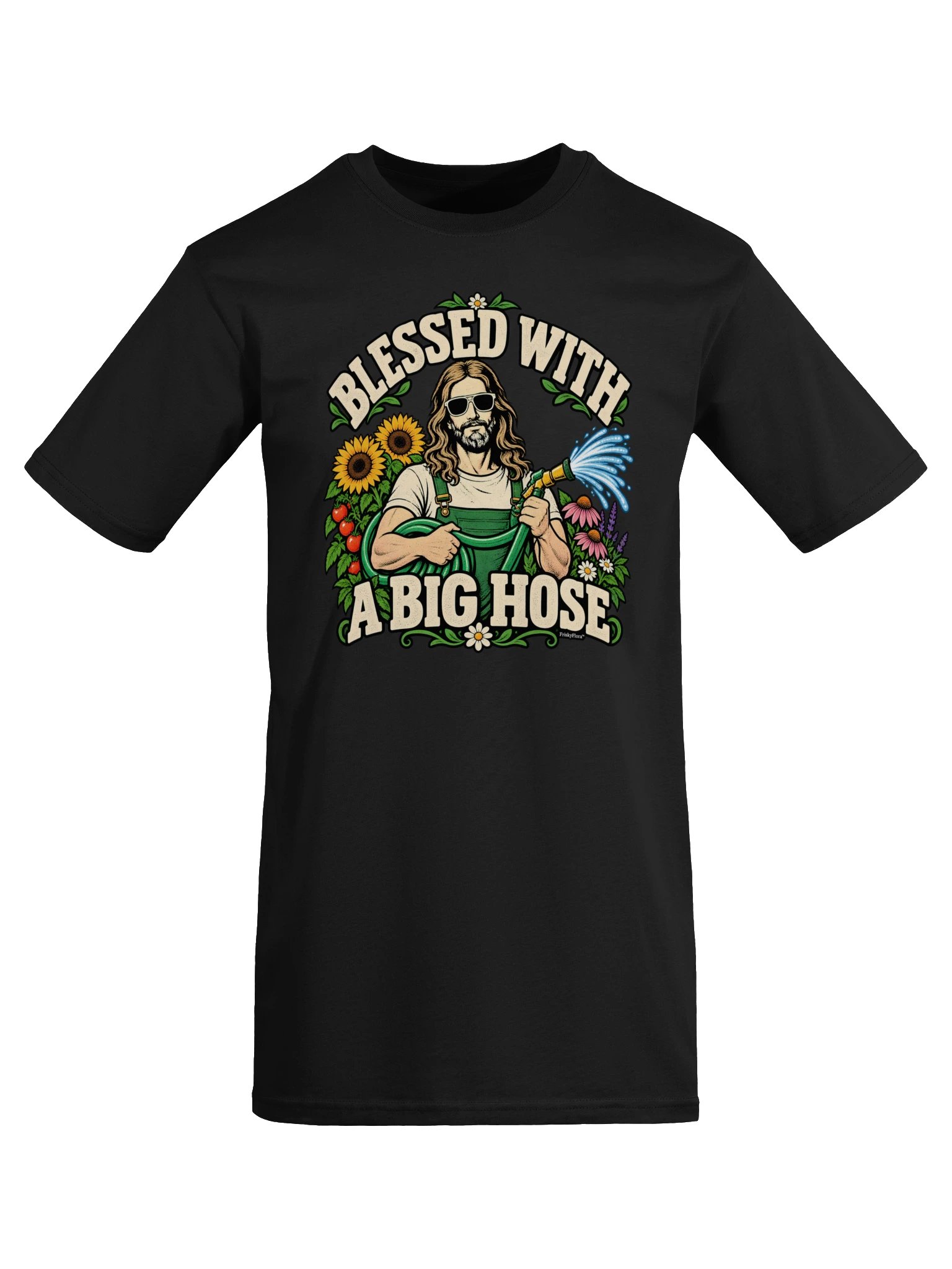 Blessed With a Big Hose Sunflower Premium Tee product image (21)