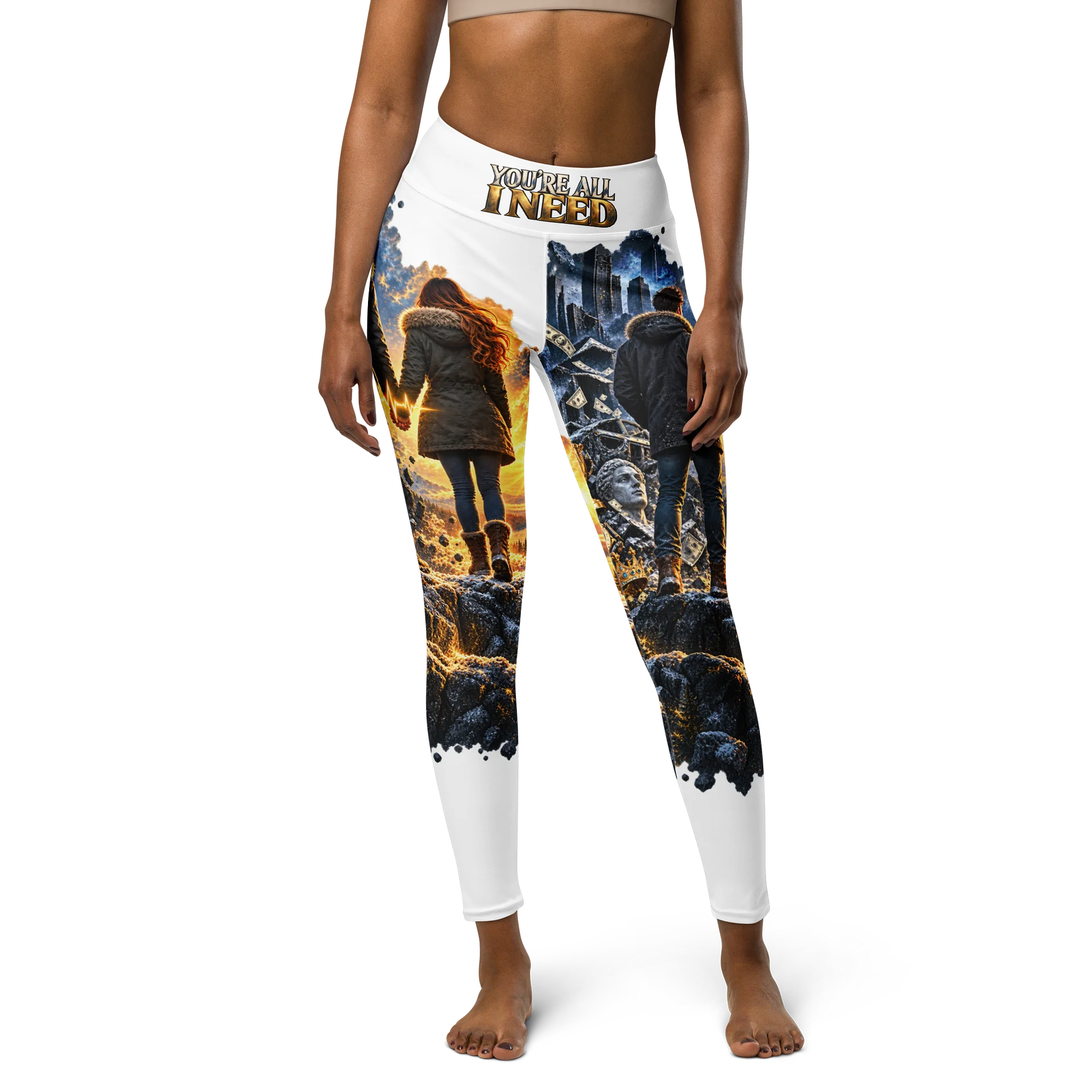 You’re All I Need—Hyper Sync Beats High-Waisted Premium Graphic Leggings product image (1)