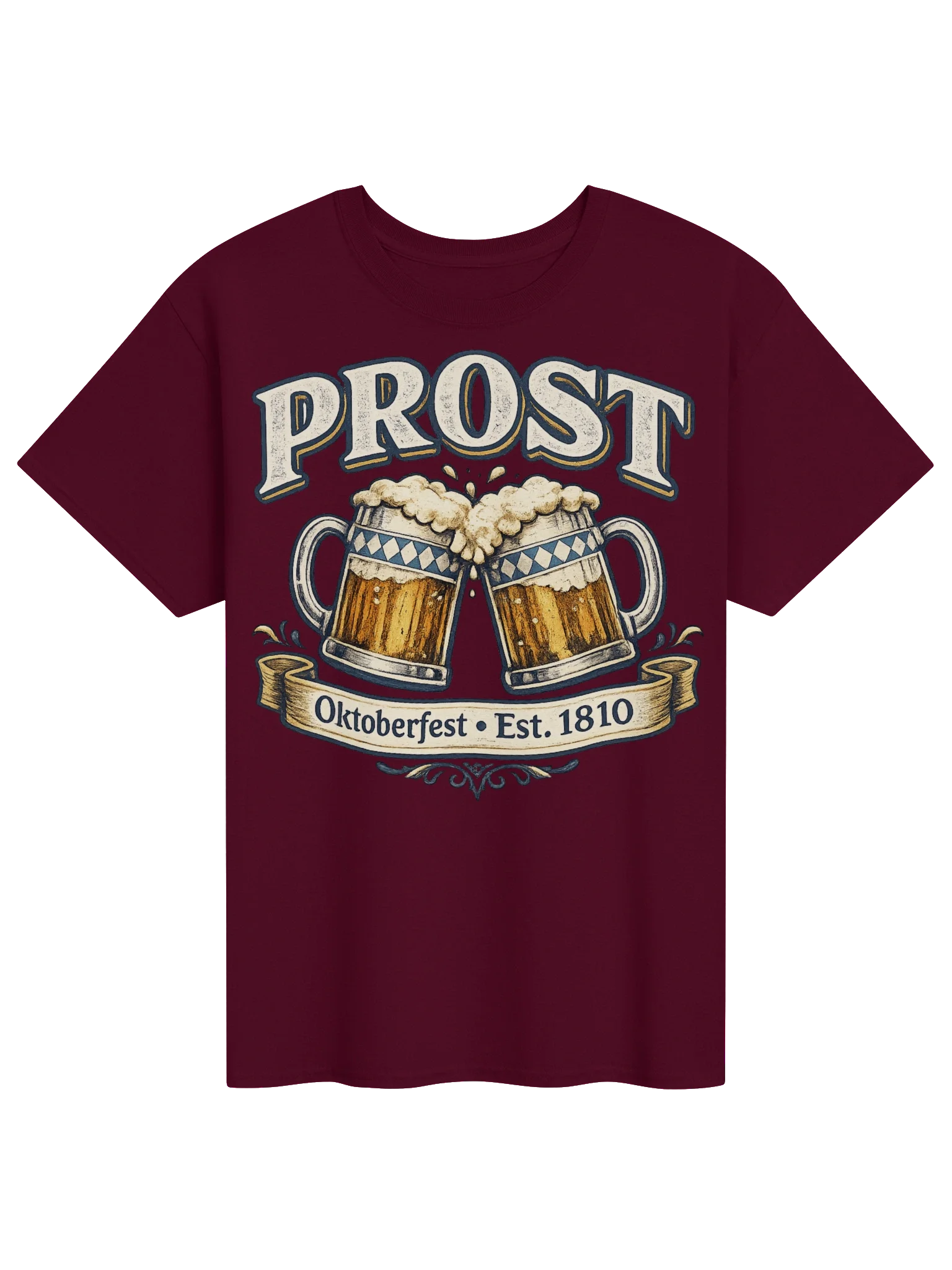 Prost Oktoberfest Vintage Beer Stein Tee