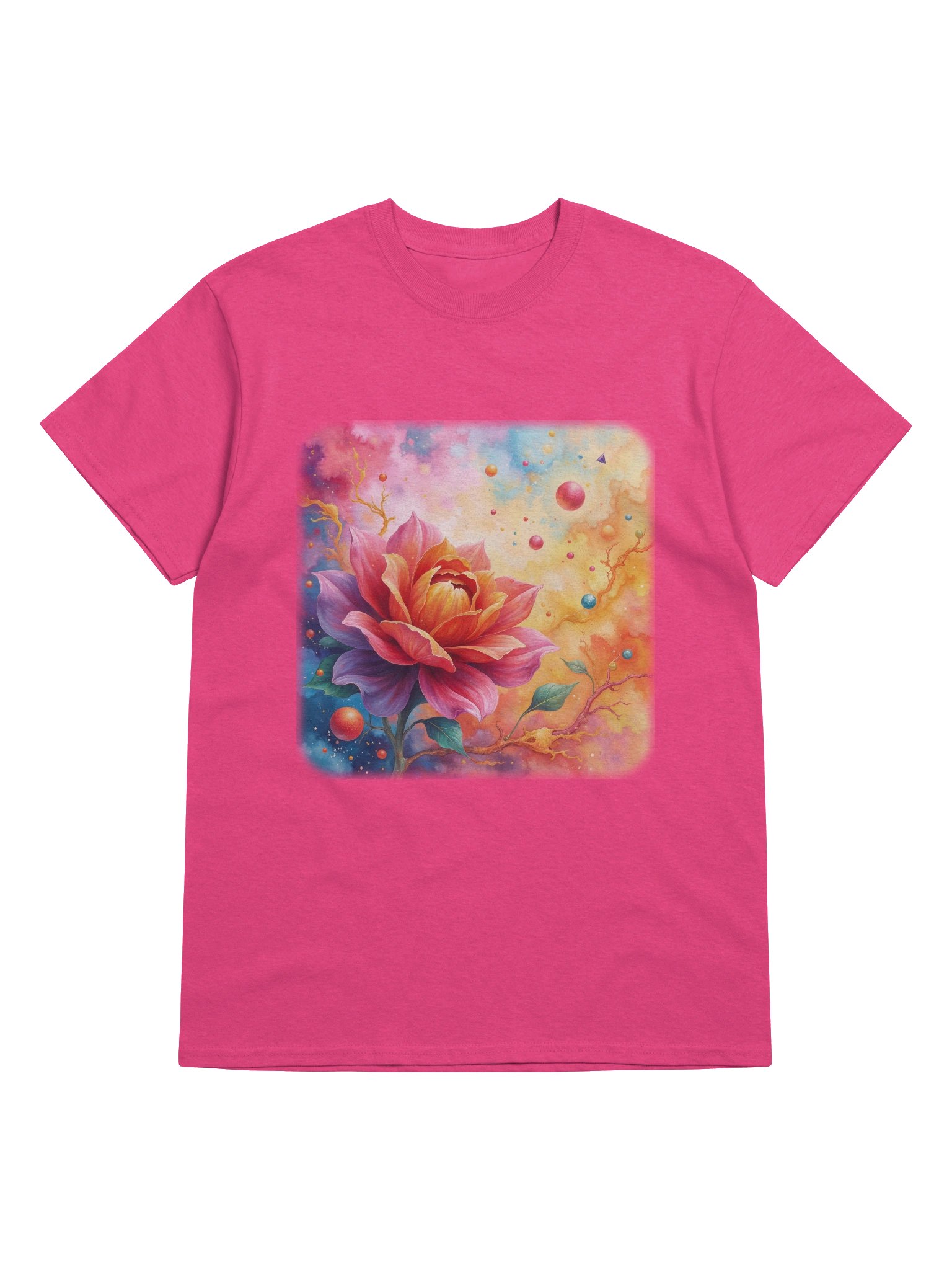 Dreamlike Floral Fusion T-Shirt product image (39)