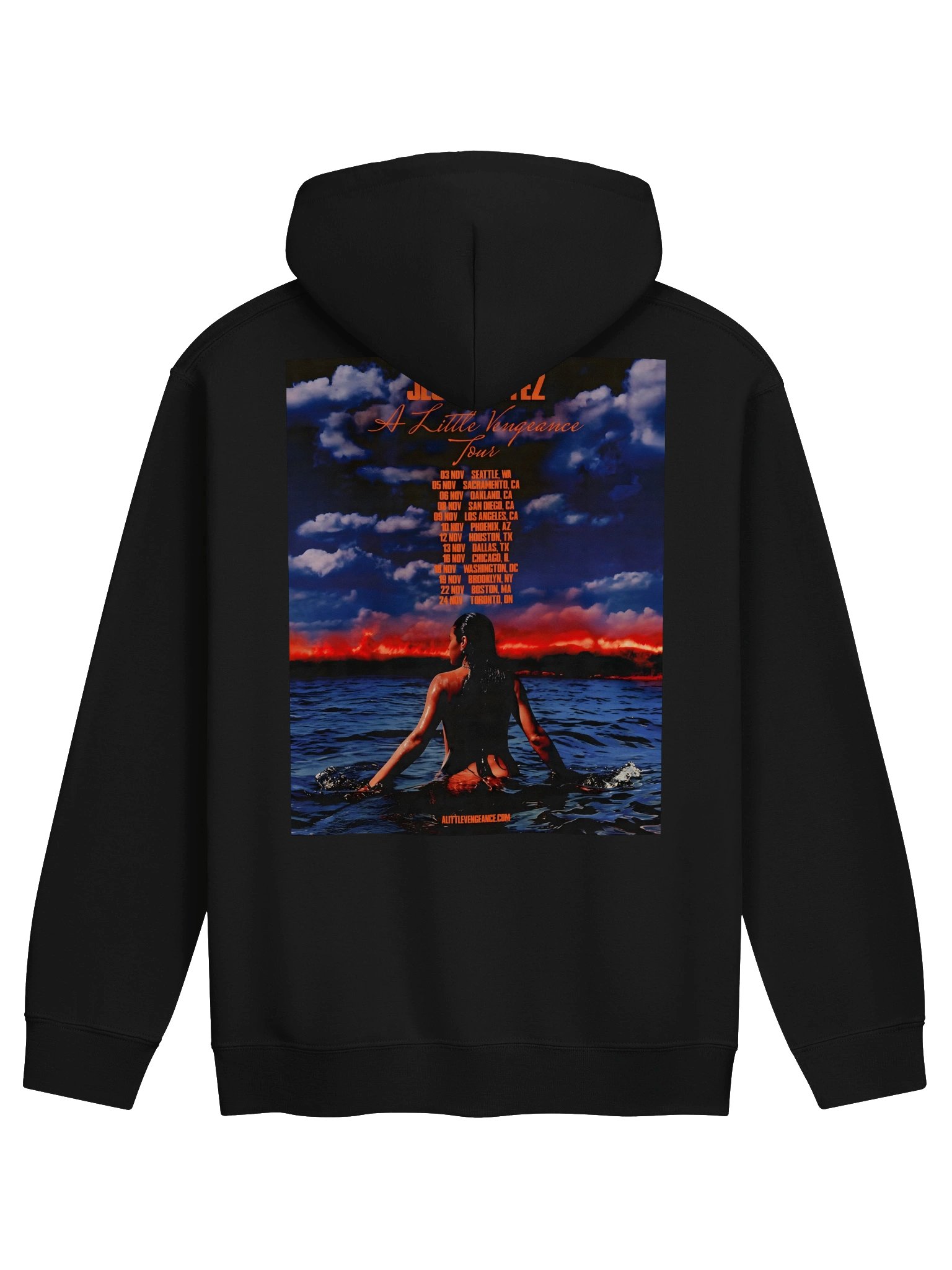Jessie Reyez A Little Vengeance Tour Merch Hoodie product image (2)