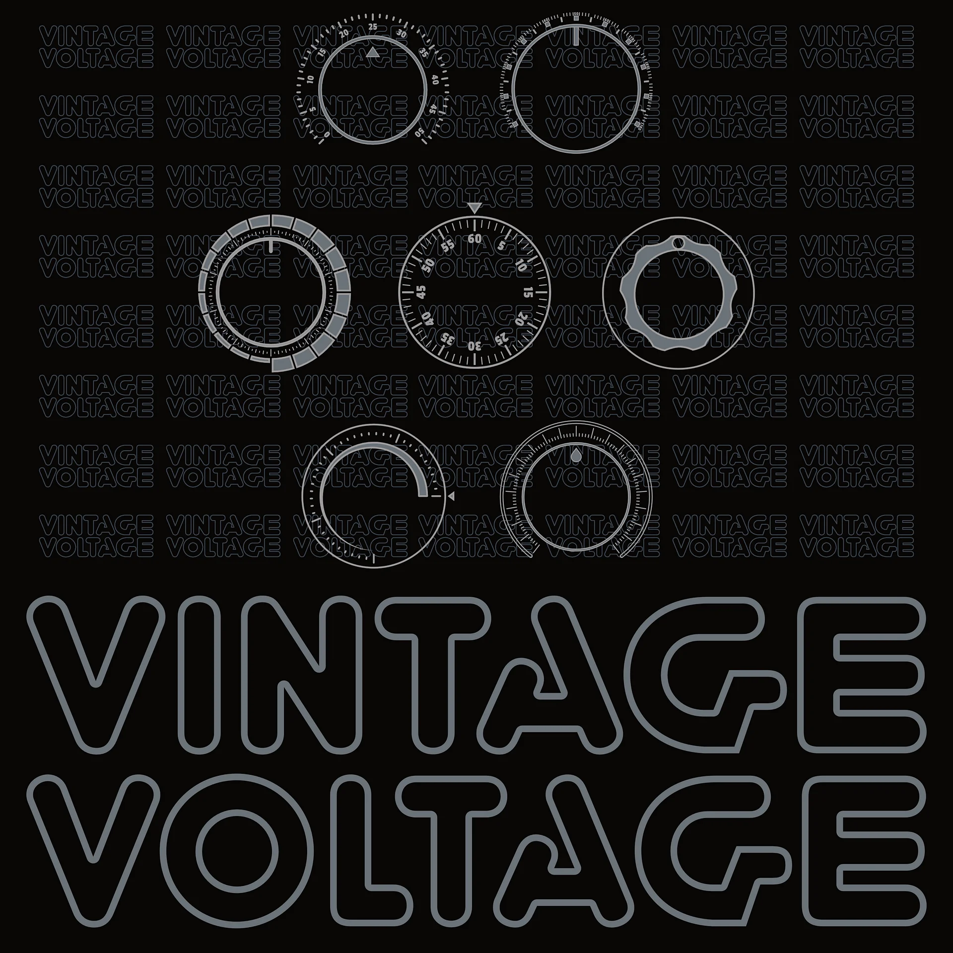Synthesis Controls Sweatshirt - (7 Modular Synth Dials) MERCURY product image (6)