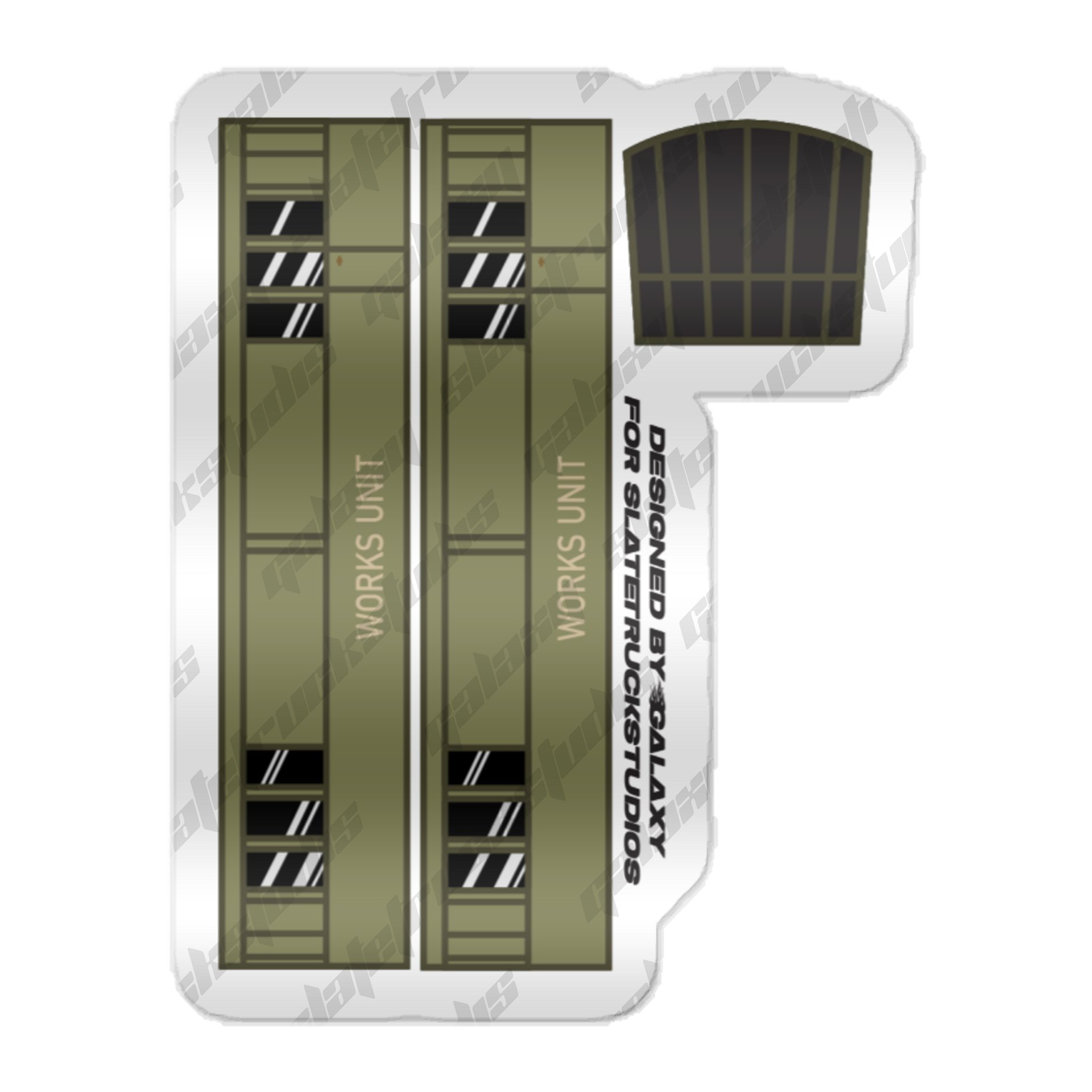 ERTL “Works Unit Coach” Sticker Set product image (1)