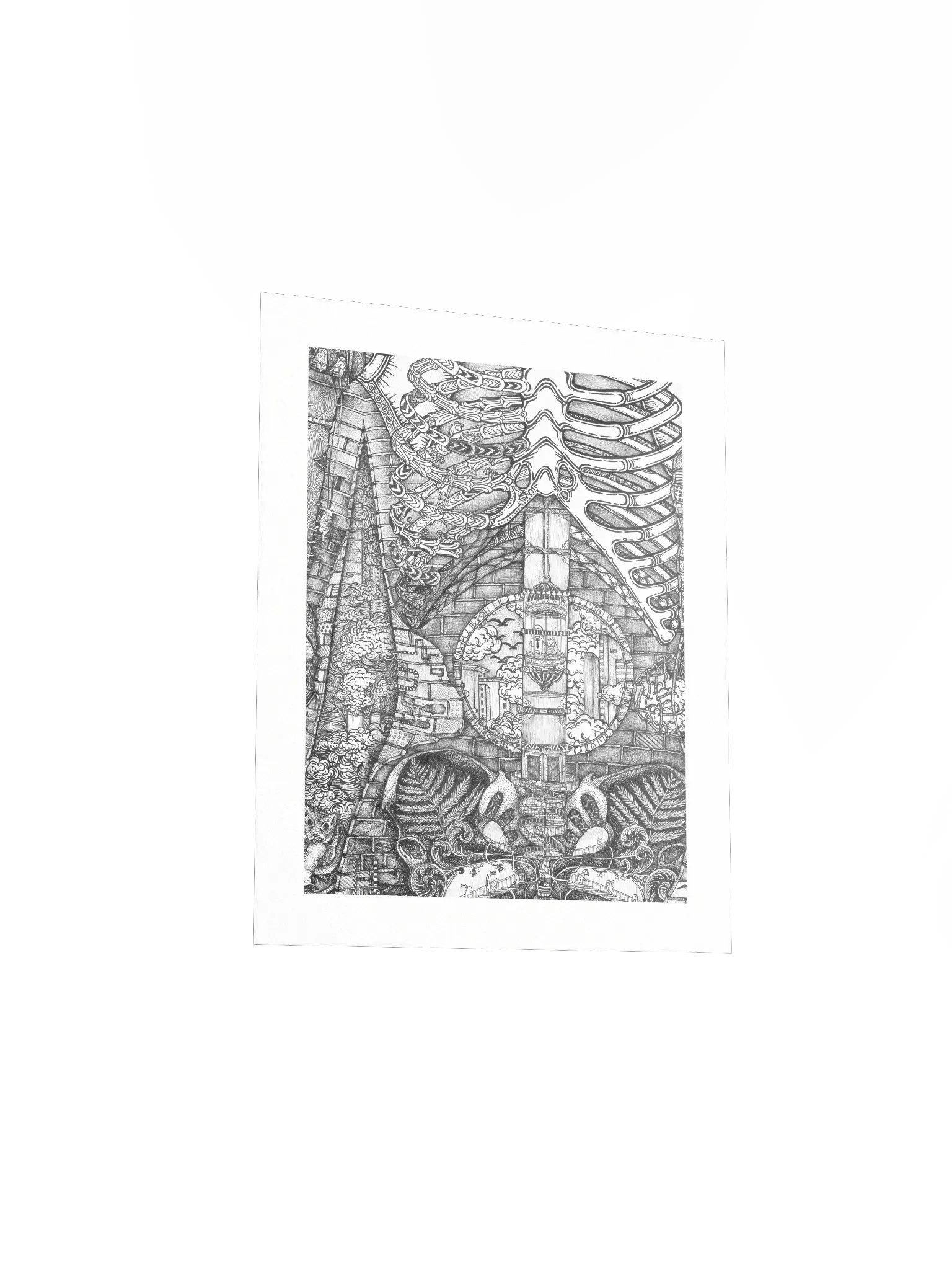 Skeleton - Original Art Print product image (4)
