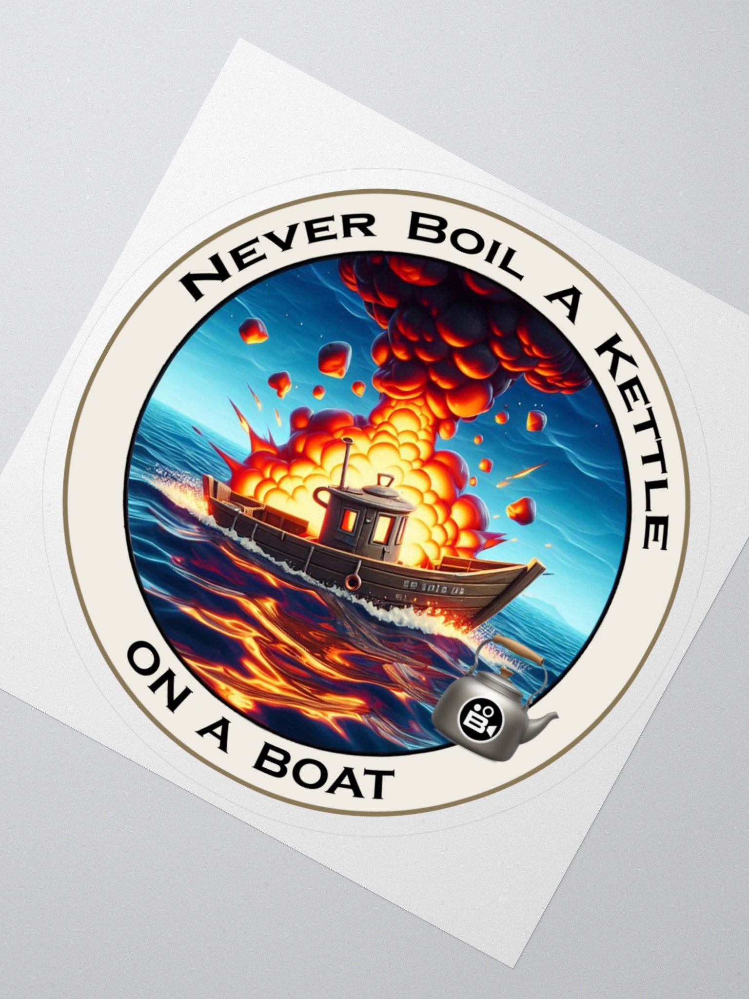 Never Boil A Die Cut Sticker product image (2)