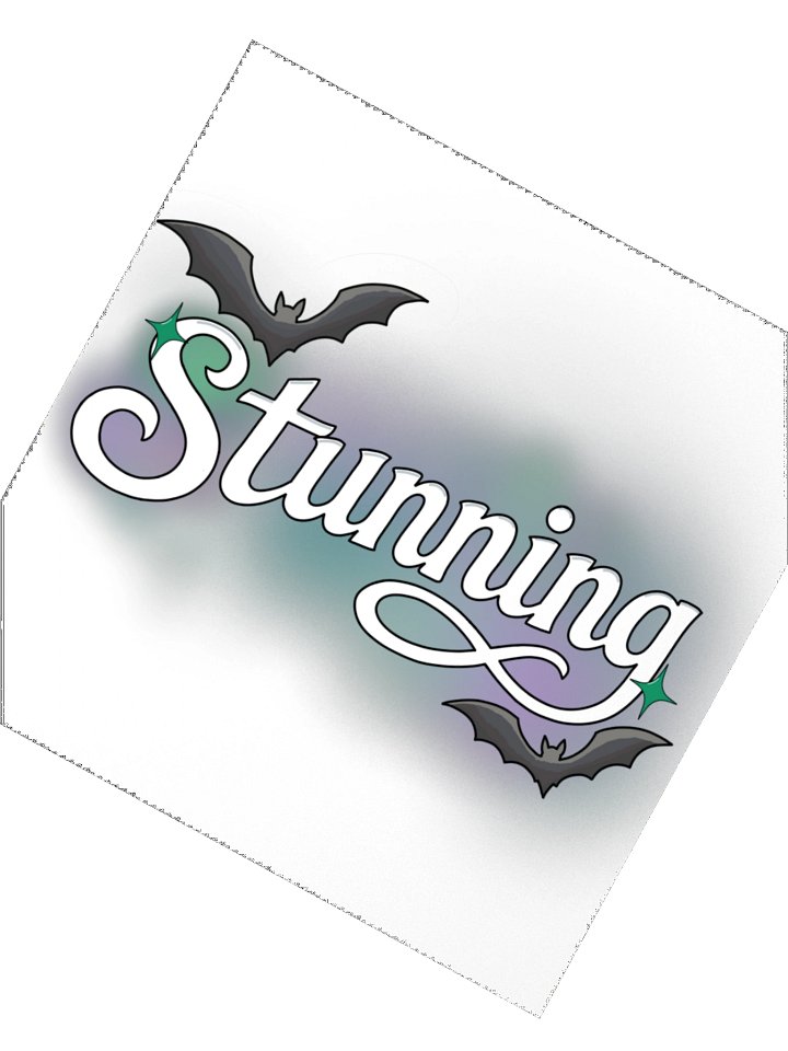 Stunning - White Text Sticker product image (2)