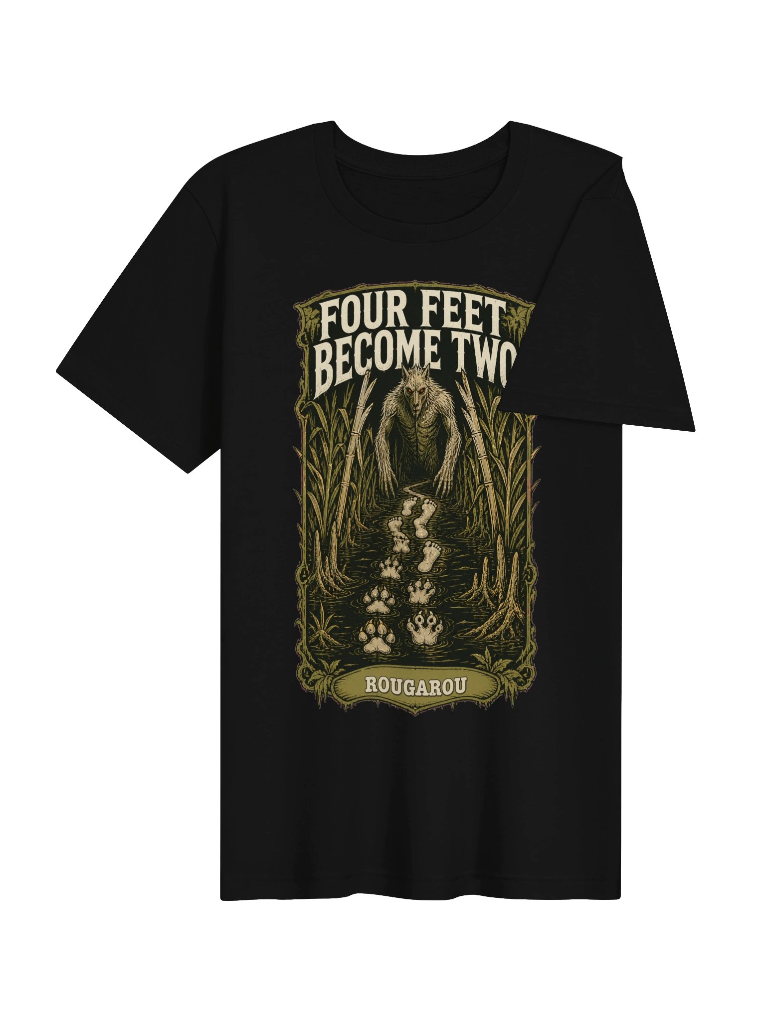 Rougarou — Four Feet Become Two Tee product image (21)