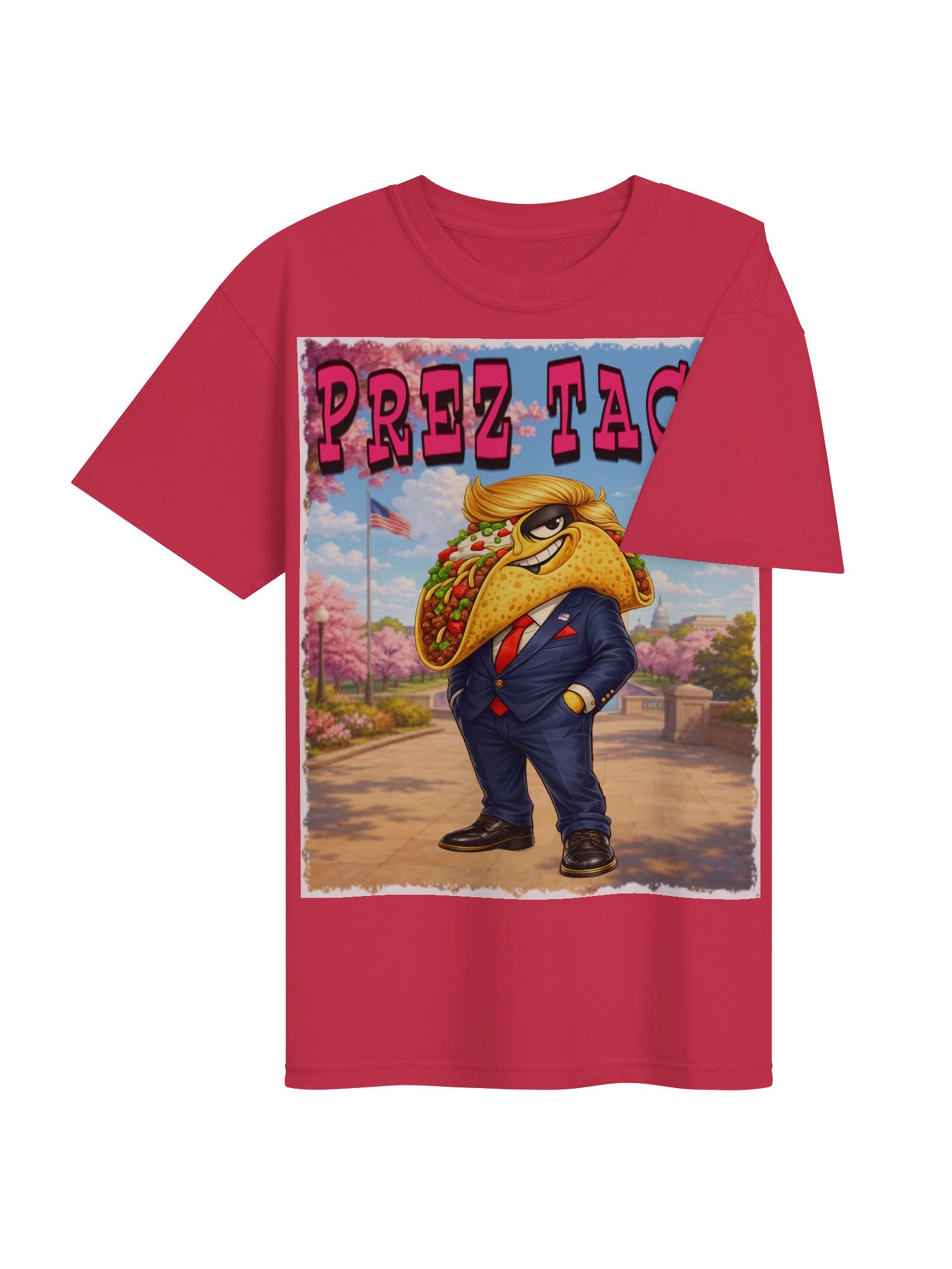 PREZ TACO Cartoon Political Taco Tee The Taco Family product image (36)