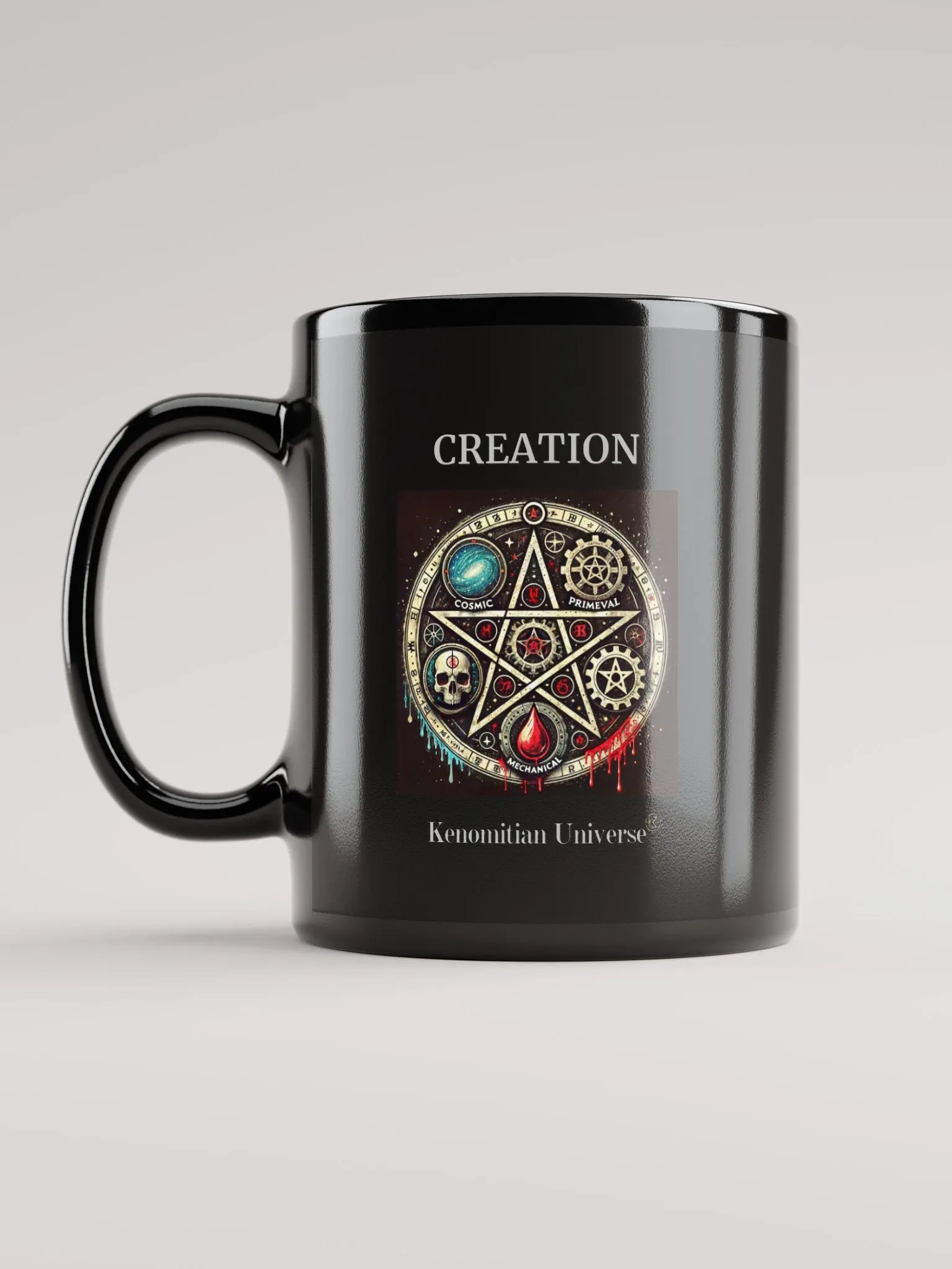 Creation | Black Glossy Mug product image (2)