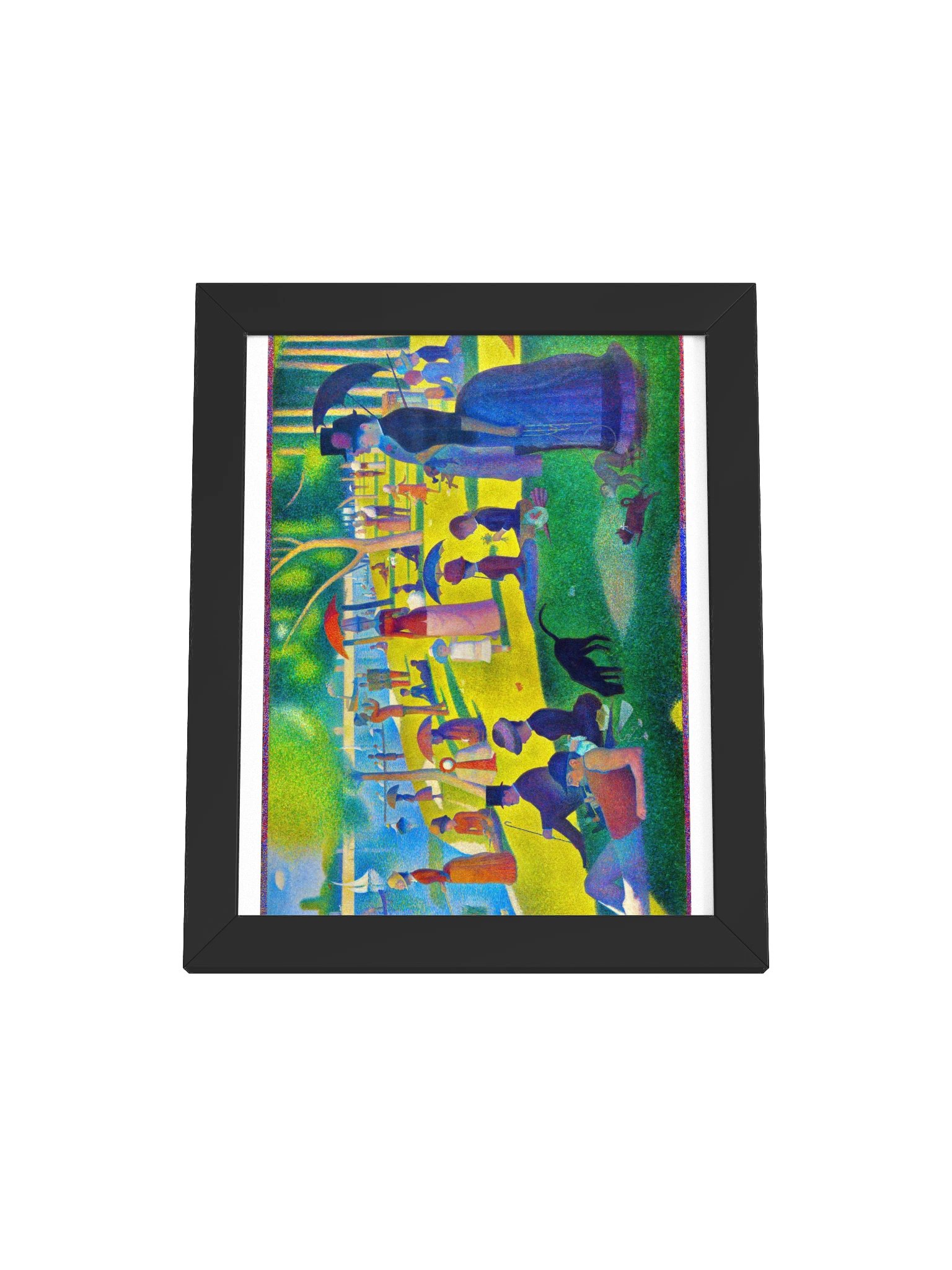 A Sunday Afternoon on the Island of La Grande Jatte — Small Framed Matte Poster product image (5)