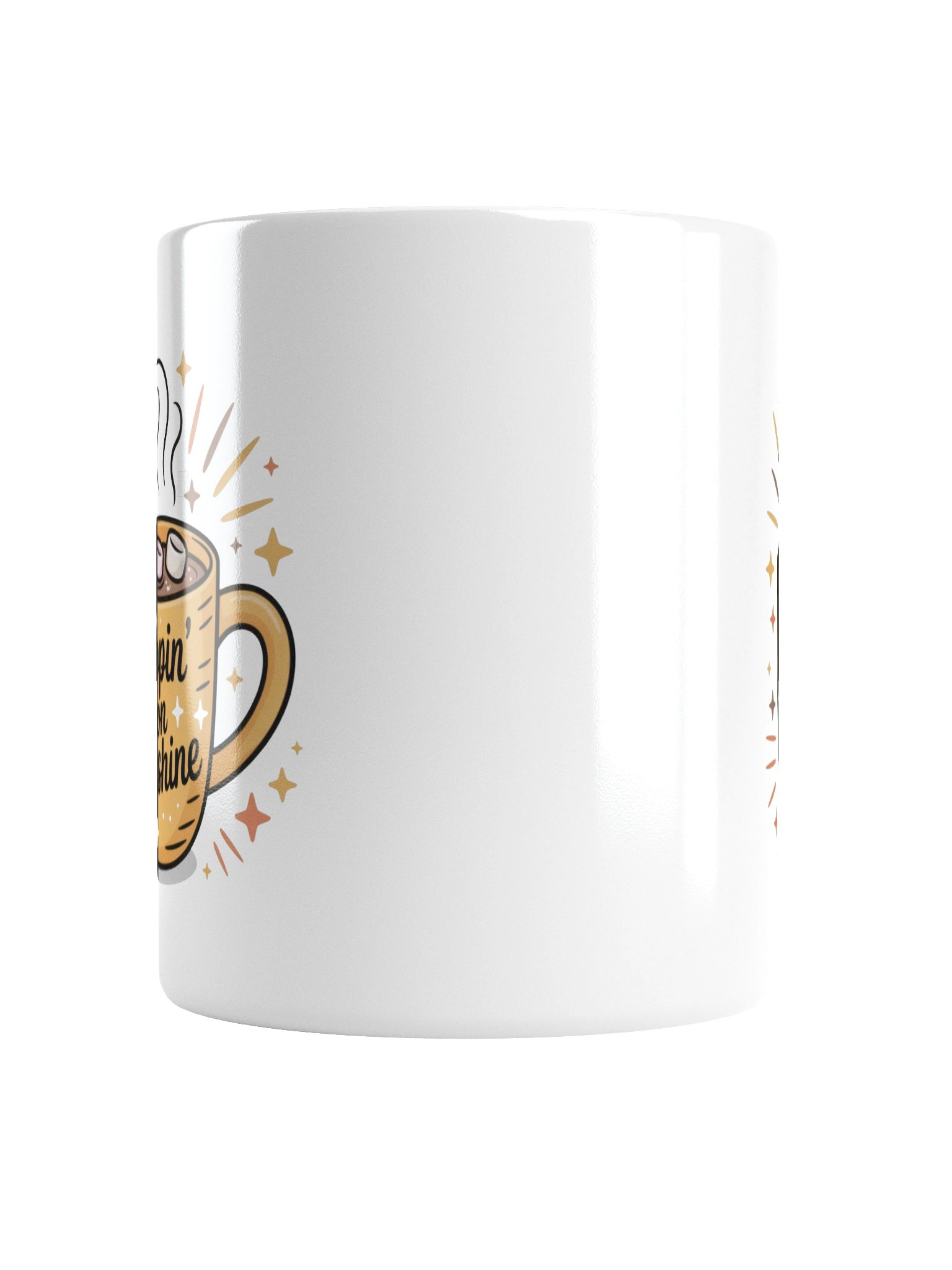 Sippin’ on Sunshine Coffee Mug – Bright Morning Design product image (4)